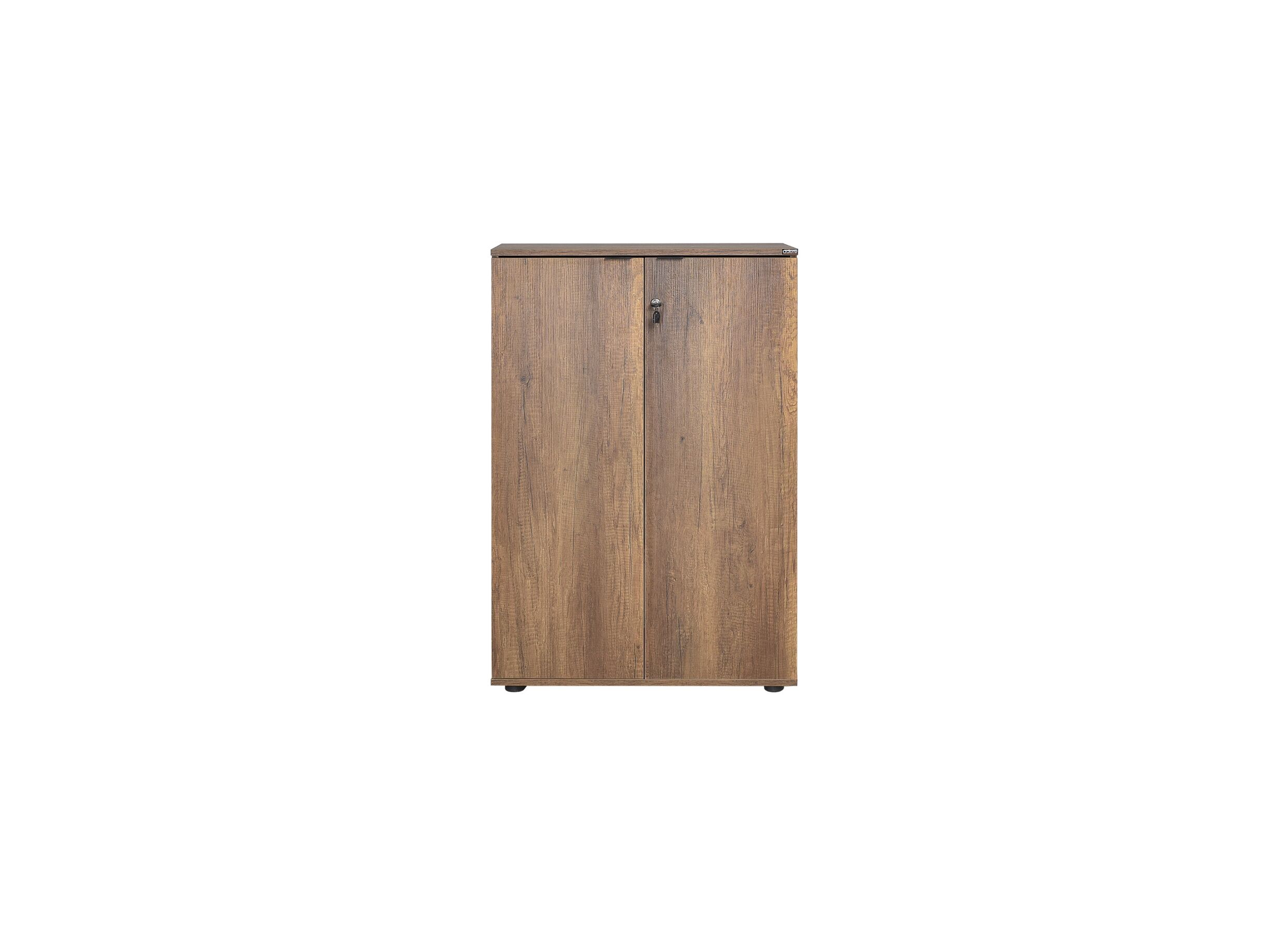 Aperçu - Commode Meradi 72x34x109cm - melamine - oslo walnut