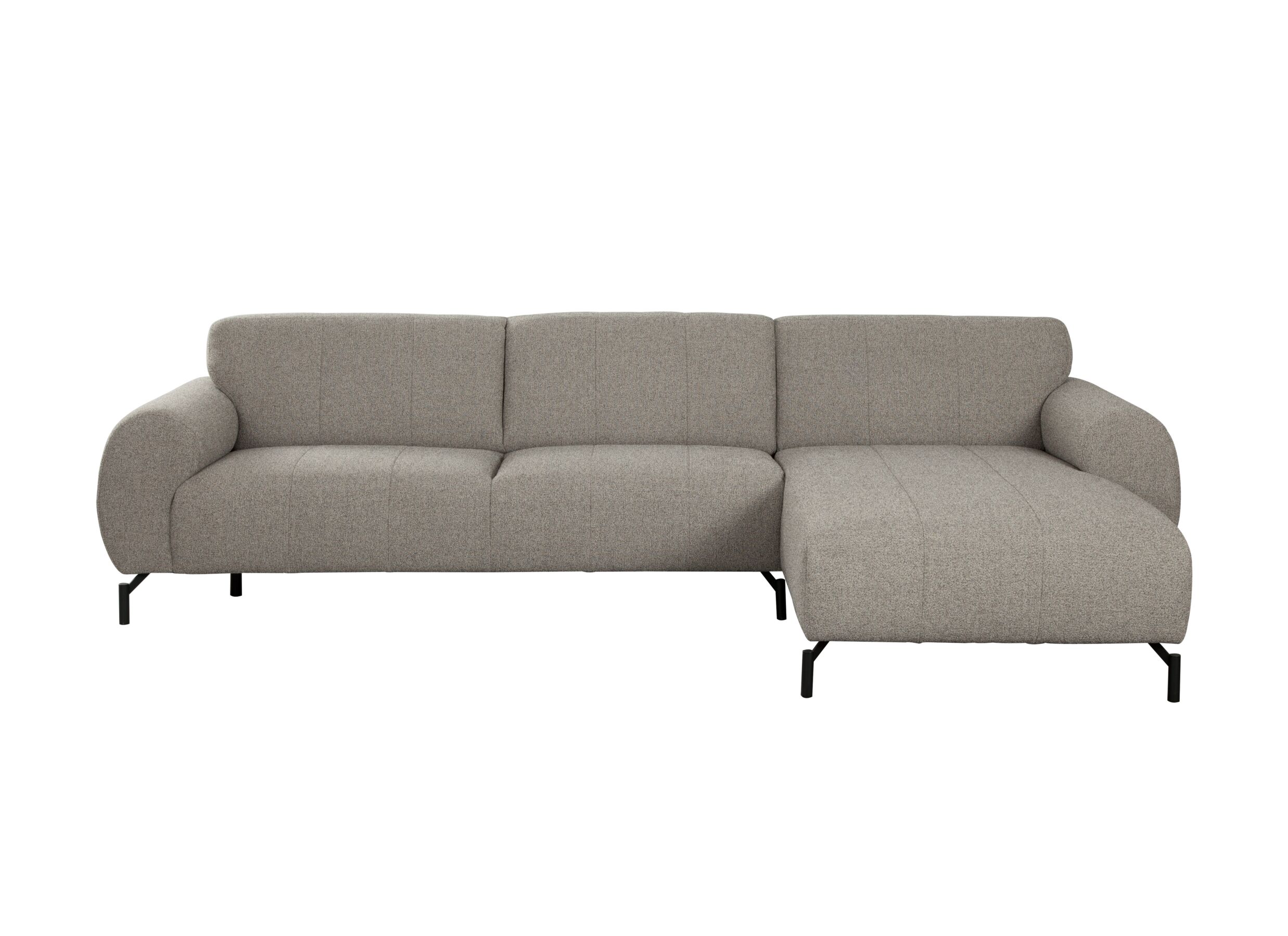 Overzichtsfoto - Hoeksalon Eron 331x182cm - stof - taupe