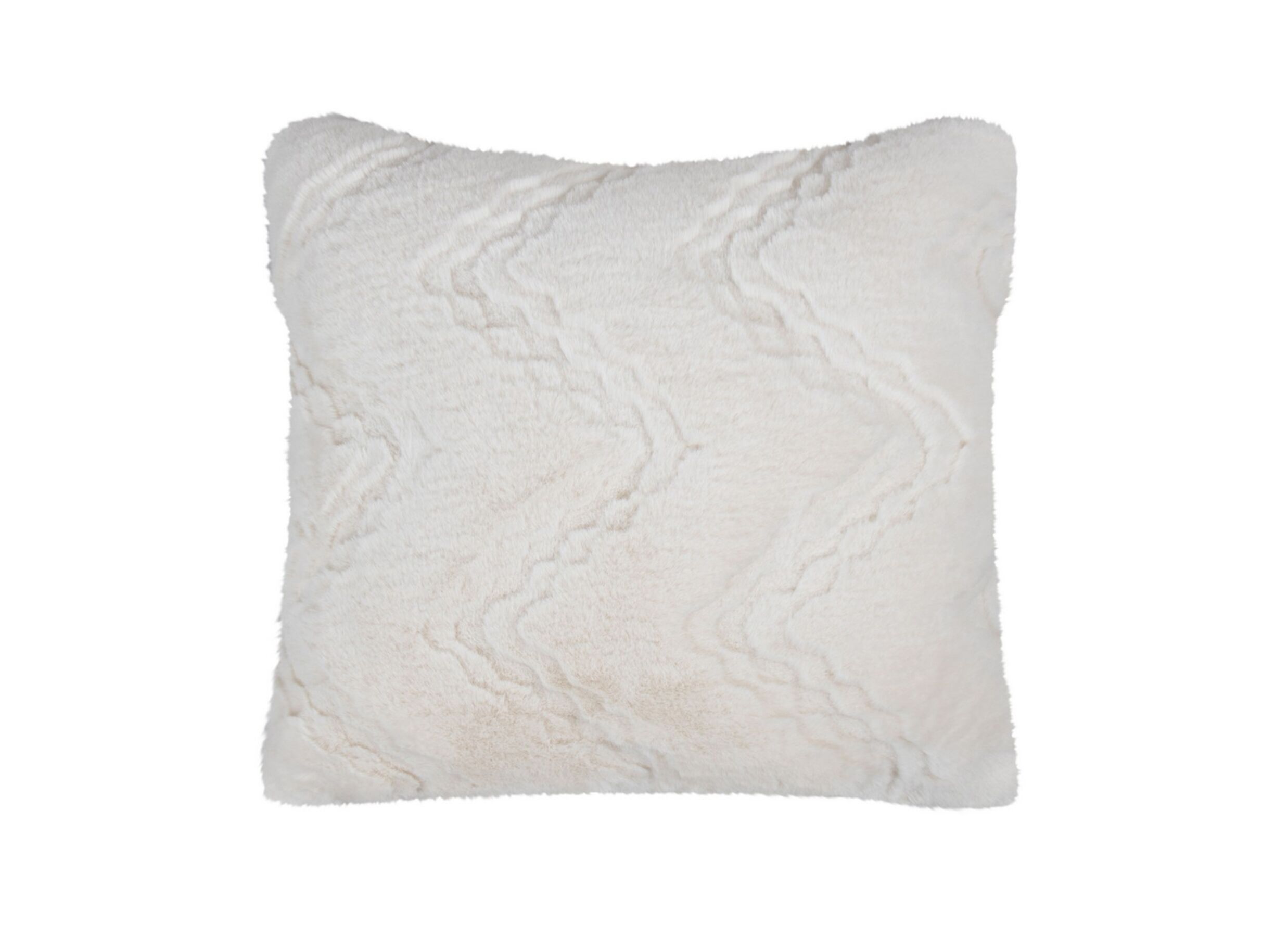 Hoofdfoto - Kussen Zig Zag 45x45cm - polyester - offwhite