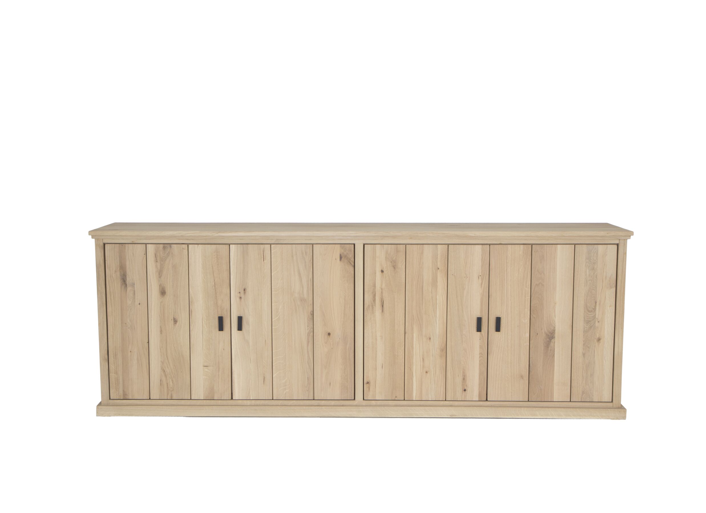 Buffet Grimaldi 240cm - chêne massif & décor - naturel
