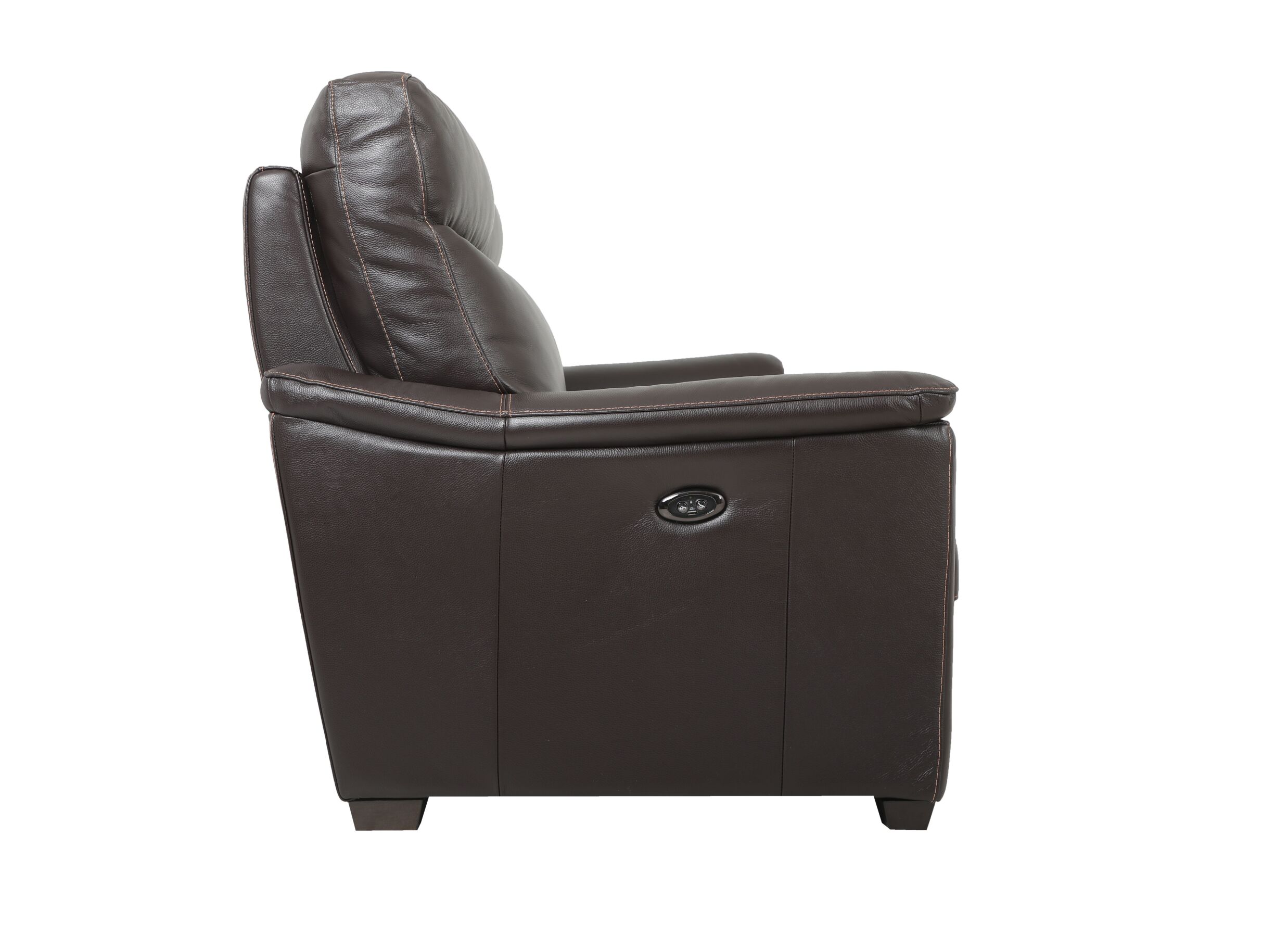 Overzichtsfoto - Zetel Wise 2,5-zit - leder - walnut