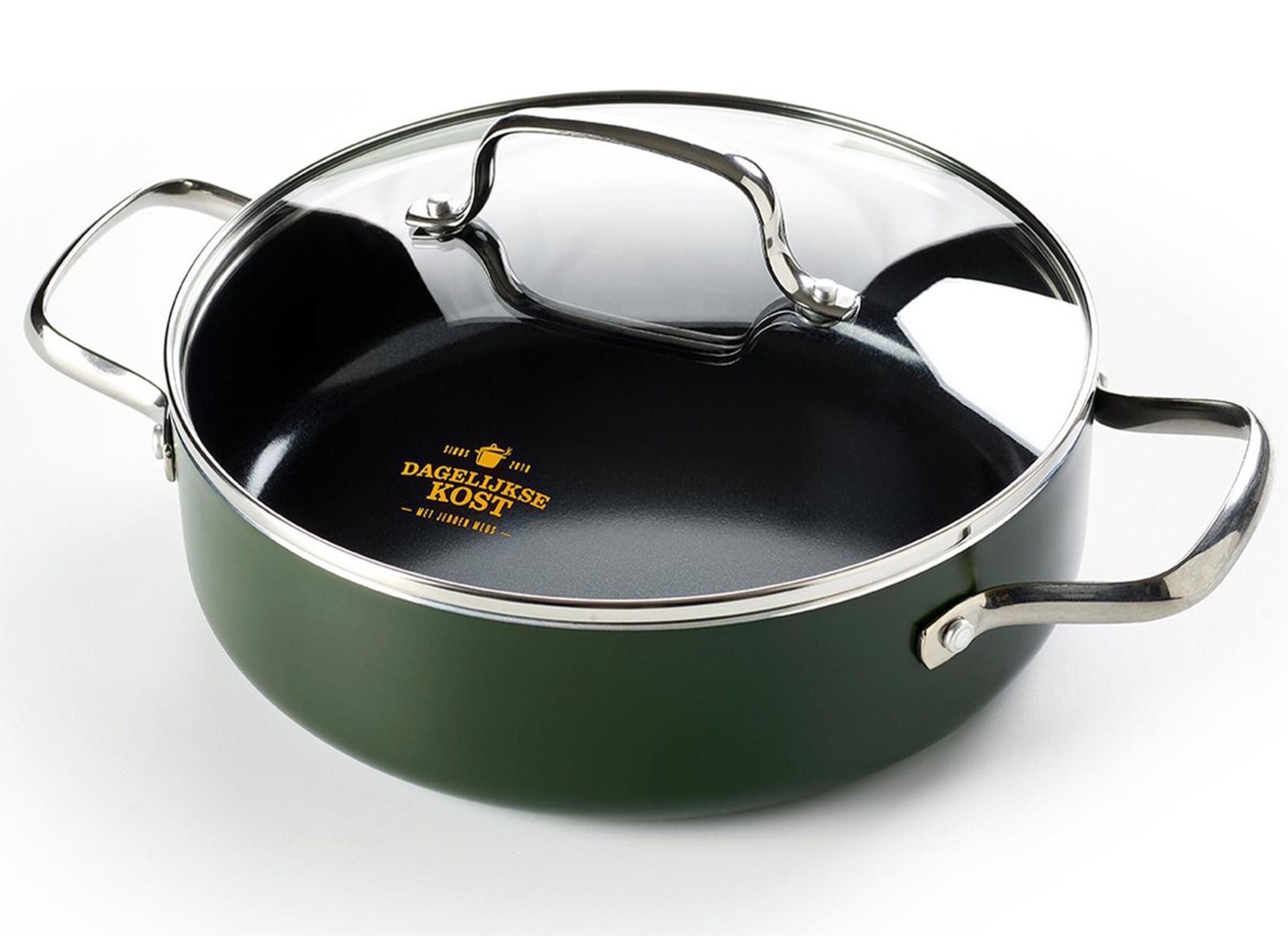 Plus Important - Dagelijkse Kost cocotte Ø24cm - aluminium - vert olive