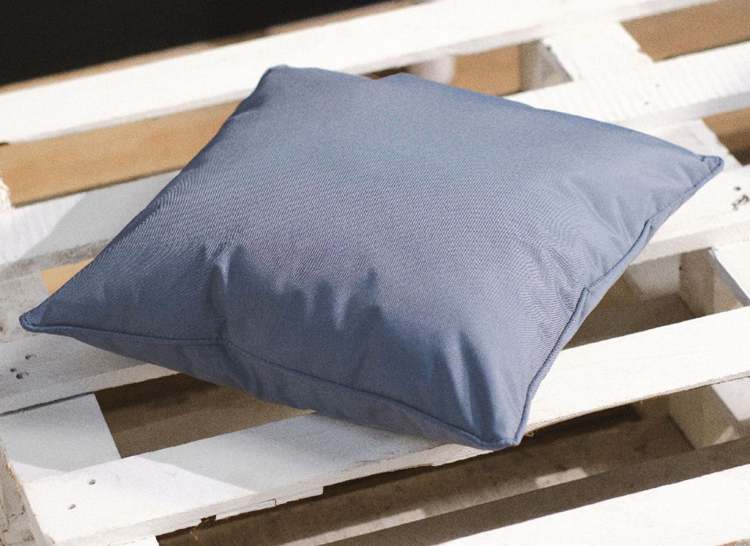 Kussen Spirit Garden 40x40cm - polyester - denim - Coussin Spirit Garden 40x40cm - polyester - denim