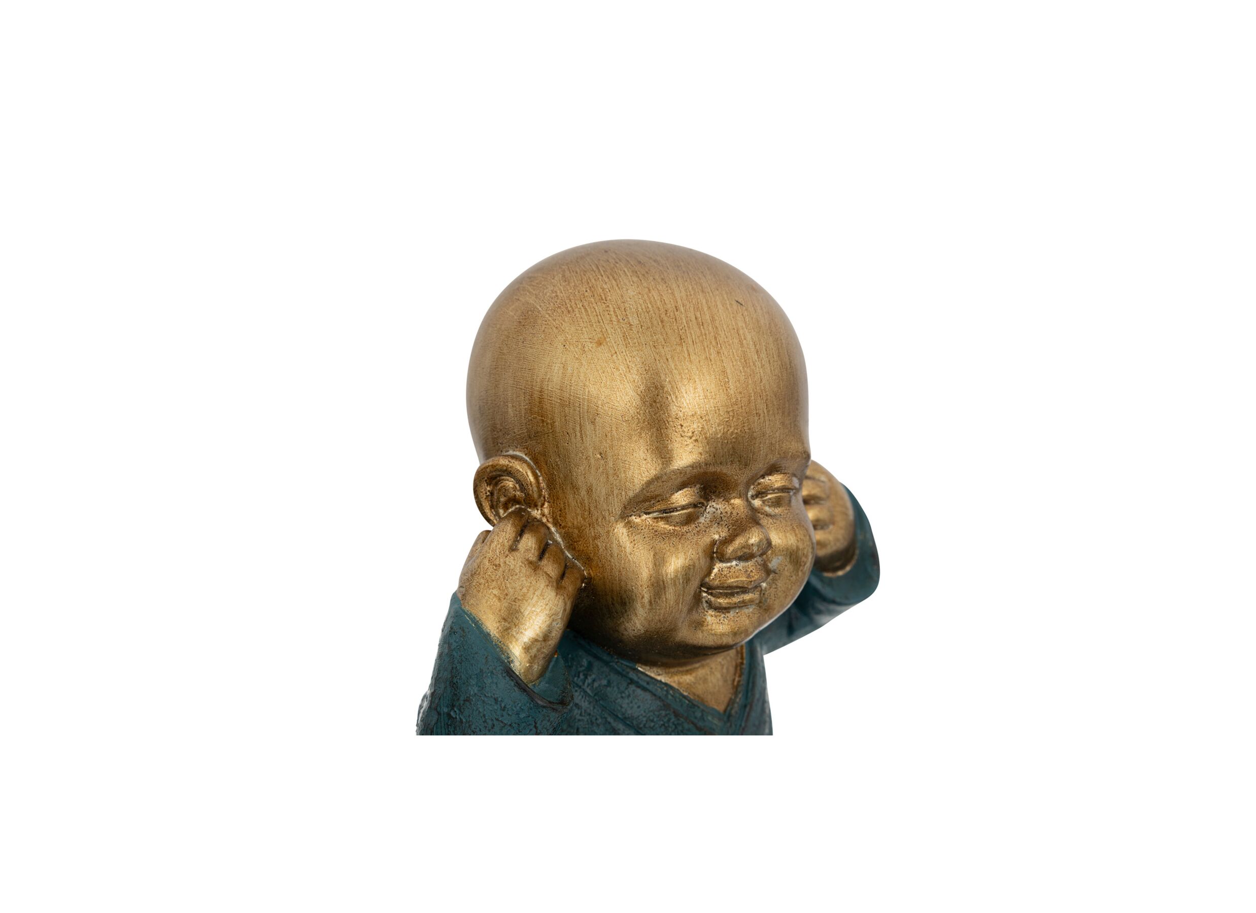 Detail - Statue bouddha Sagesse Jiling H21cm lot de 3
