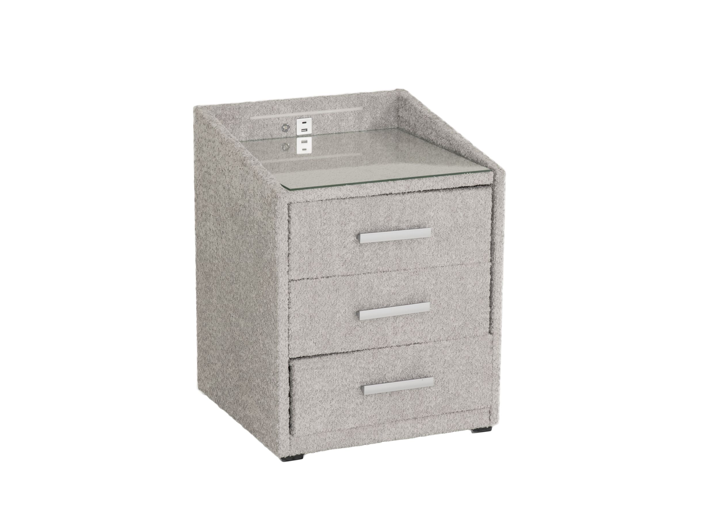 Table de chevet Moon 48x47x62cm - Table de chevet Moon 48x47x62cm