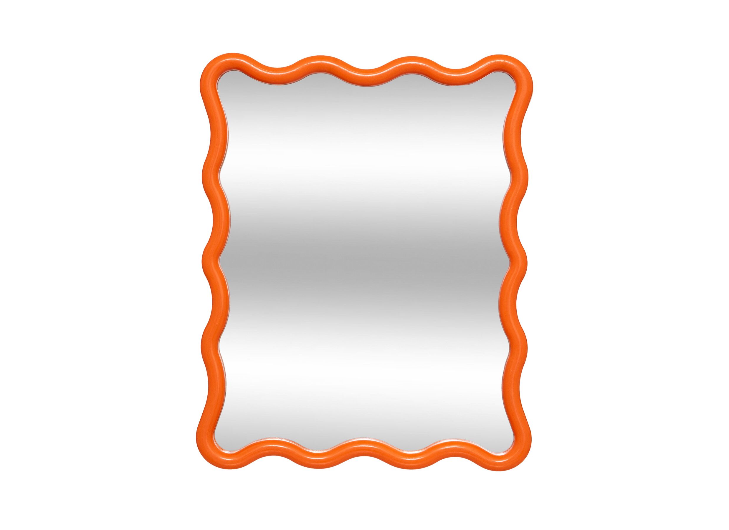 Spiegel Judy 38x30cm - glas & kunststof - oranje - Spiegel Judy 38x30cm - glas & kunststof - oranje