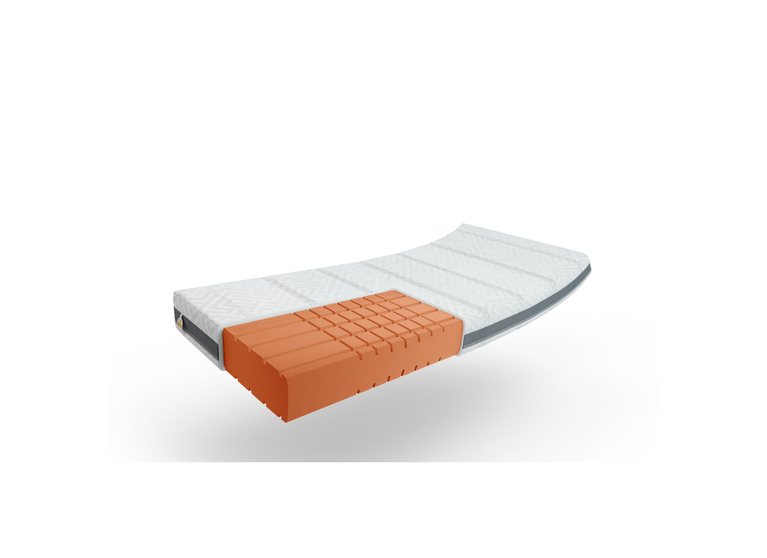 Detailfoto - Matras Geltex Support Plus koudschuim 90x200cm medium