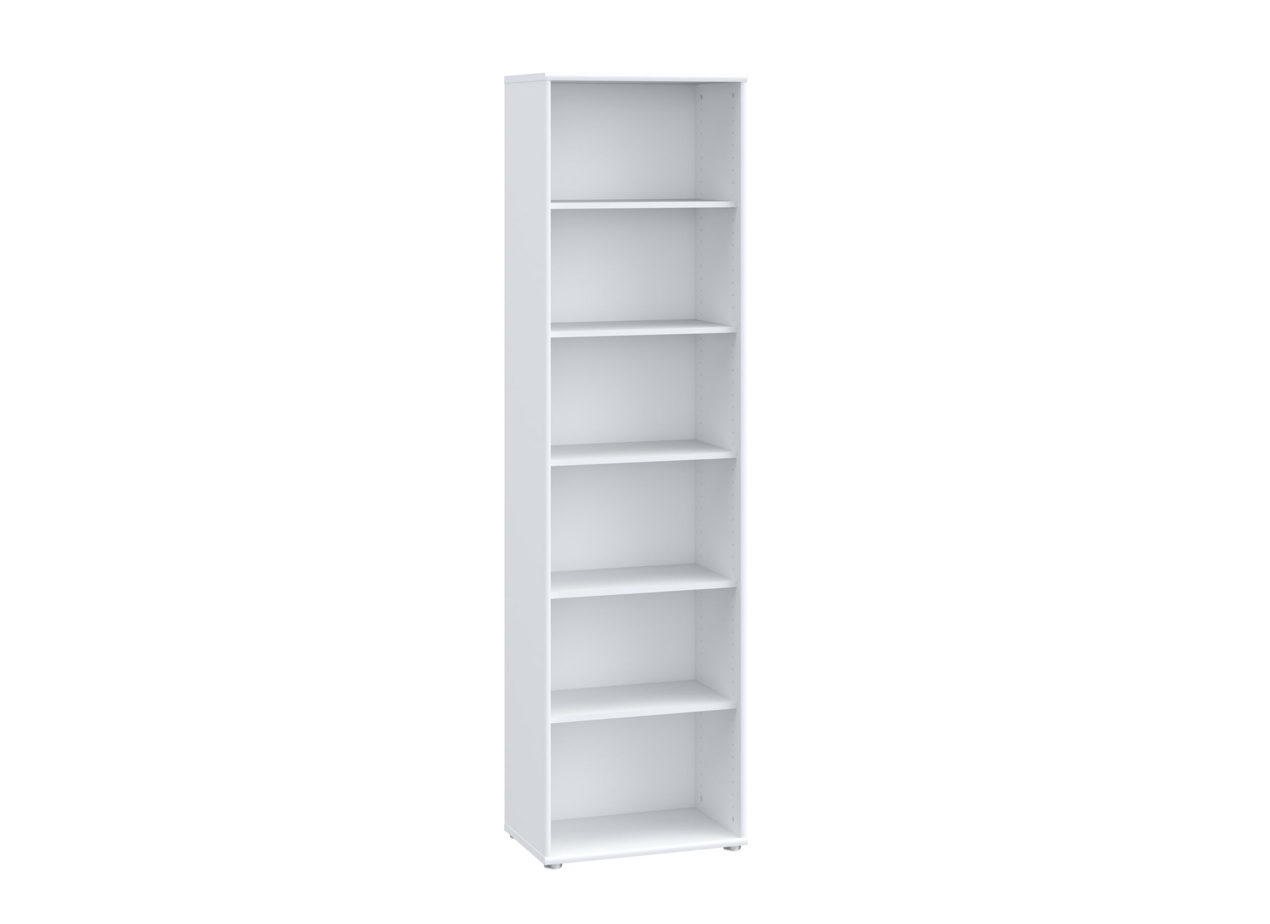 Boekenkast Topic 54x35x198cm - decor - wit - Bibliothèque Topic 54x35x198cm - décor - blanc