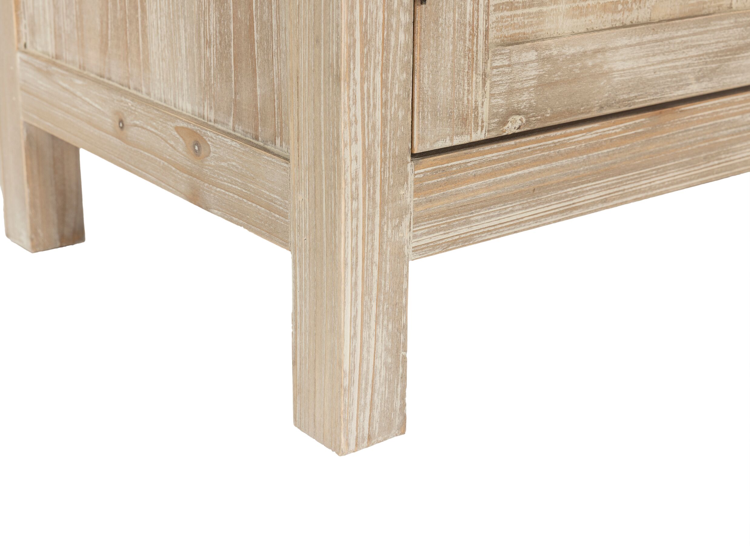 Detail - Armoire Novecento 80x40x91cm - sapin massif recyclé - naturel