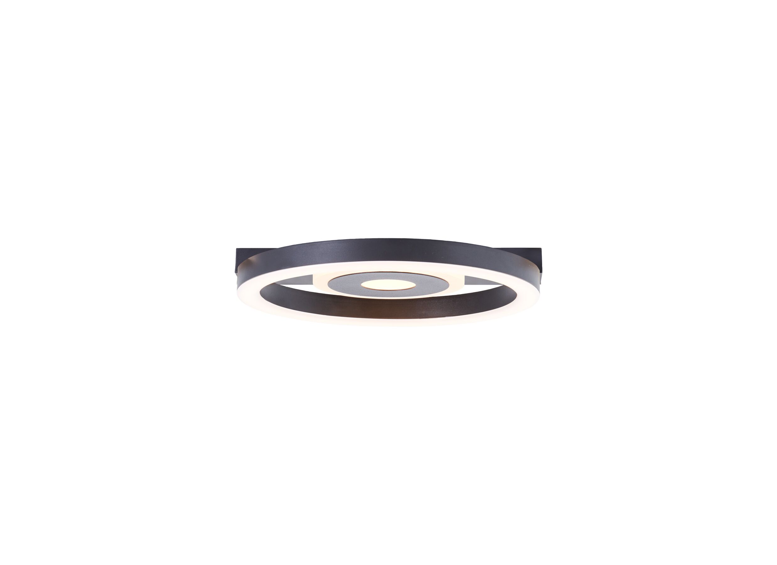 Overzichtsfoto - Plafondlamp Maureen Ø20cm - metaal/kunststof - zwart