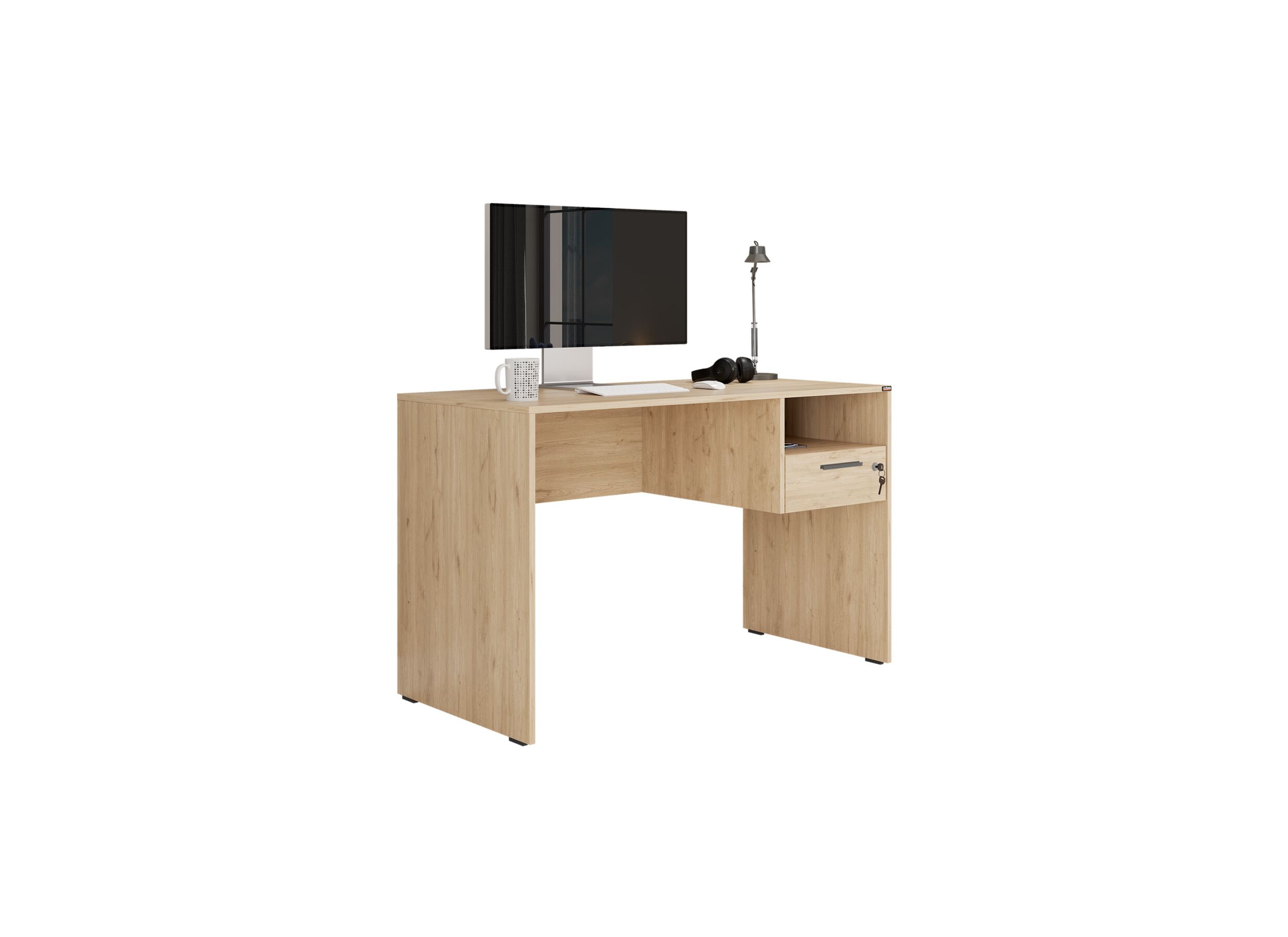 Overzichtsfoto - Bureau Kyoto 120x60x75cm - melamine - florida oak