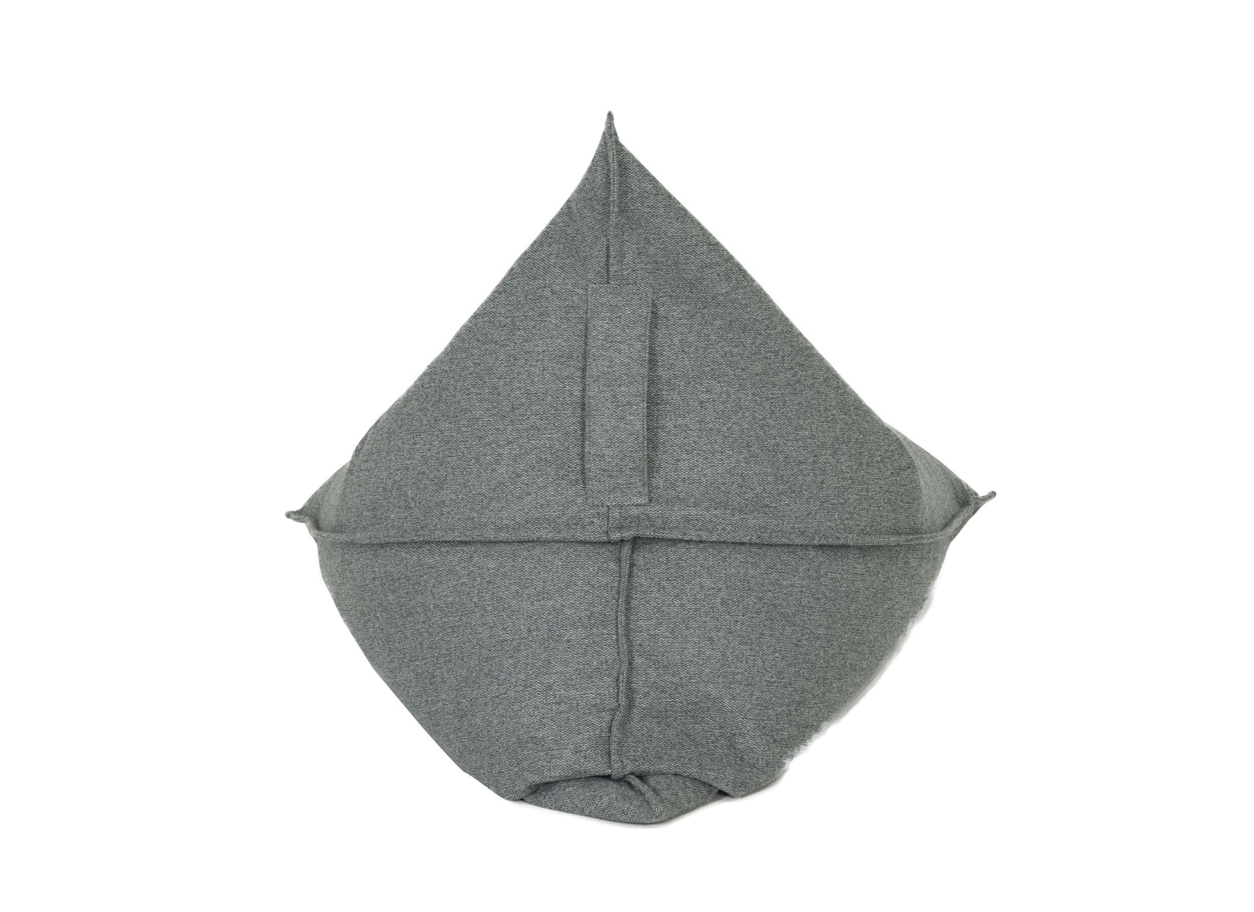 Pouf poire Fortuna 95x110x70cm - tissu - vert