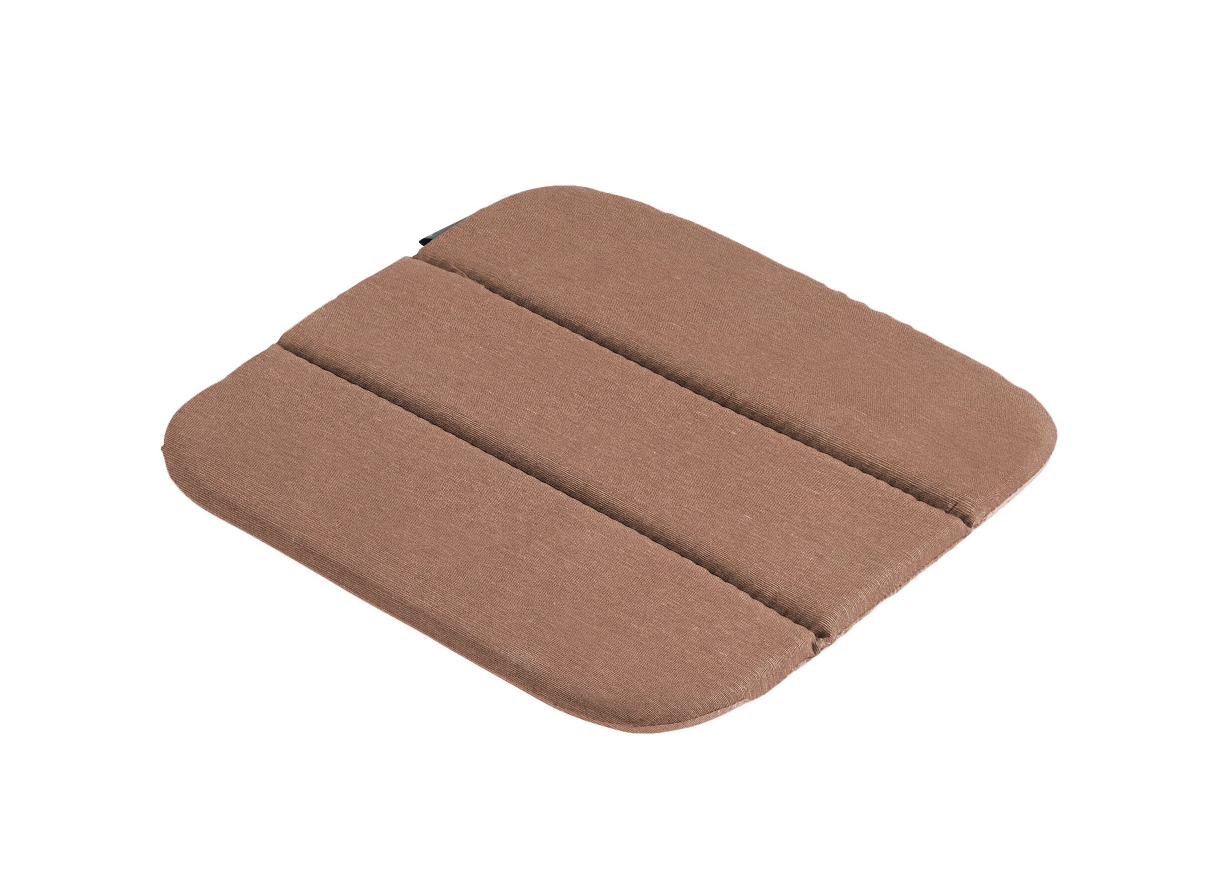 Plus Important - Coussin de chaise Panama Luxe 40x40cm - polycoton - mocca