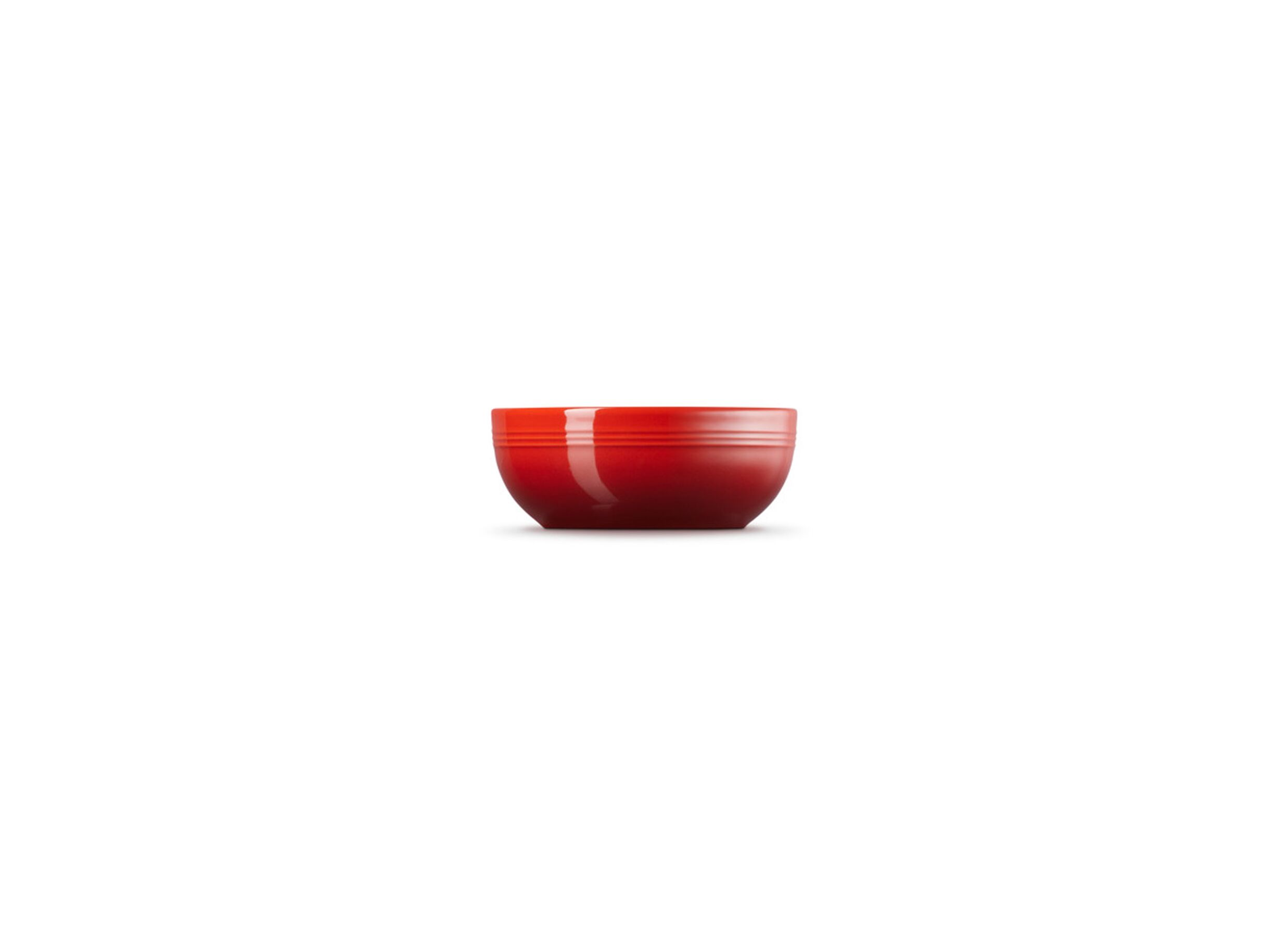 Overzichtsfoto - Kom Coupe Ø16cm - stoneware - kersenrood