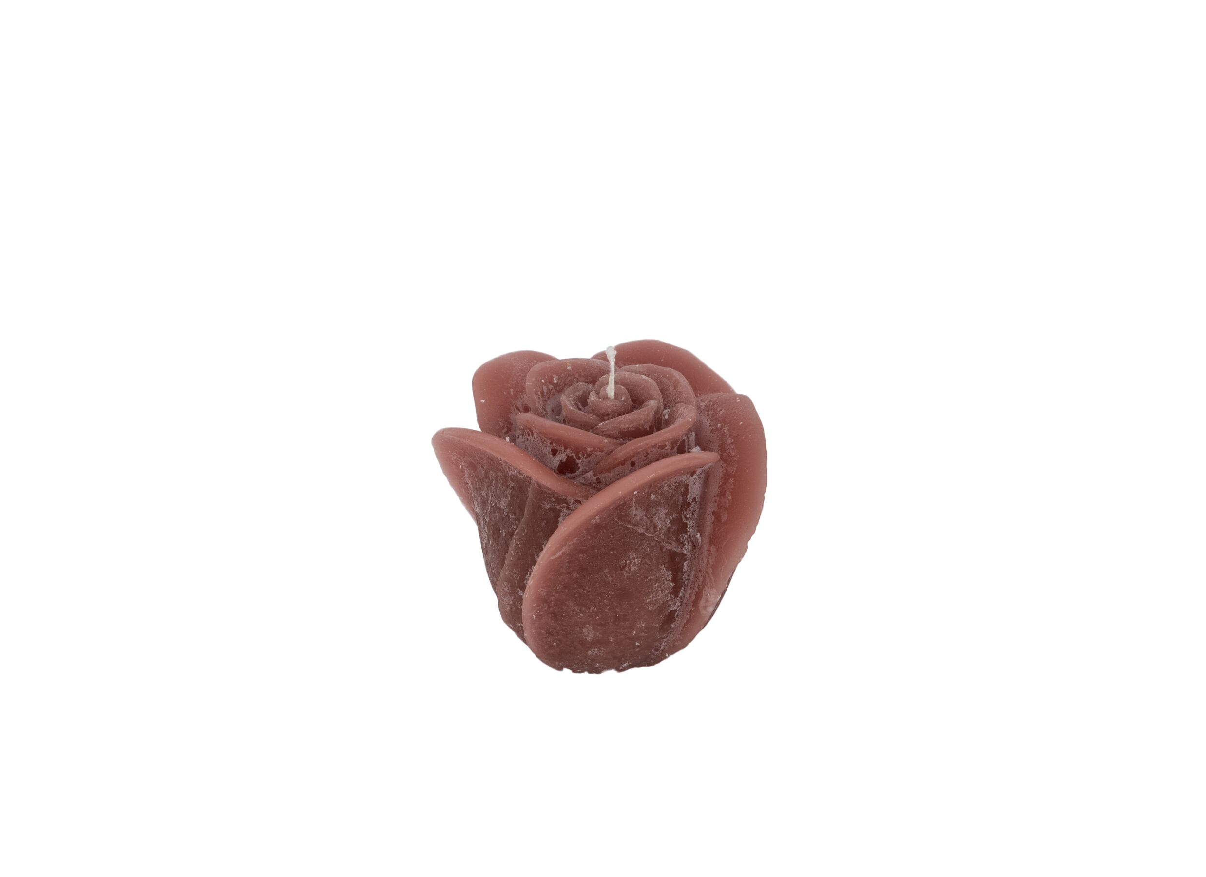 Kaars Roses Sculptures M Ø12x10cm - rustiek - perzik - Bougie Roses Sculptures M Ø12x10cm - rustique - pêche