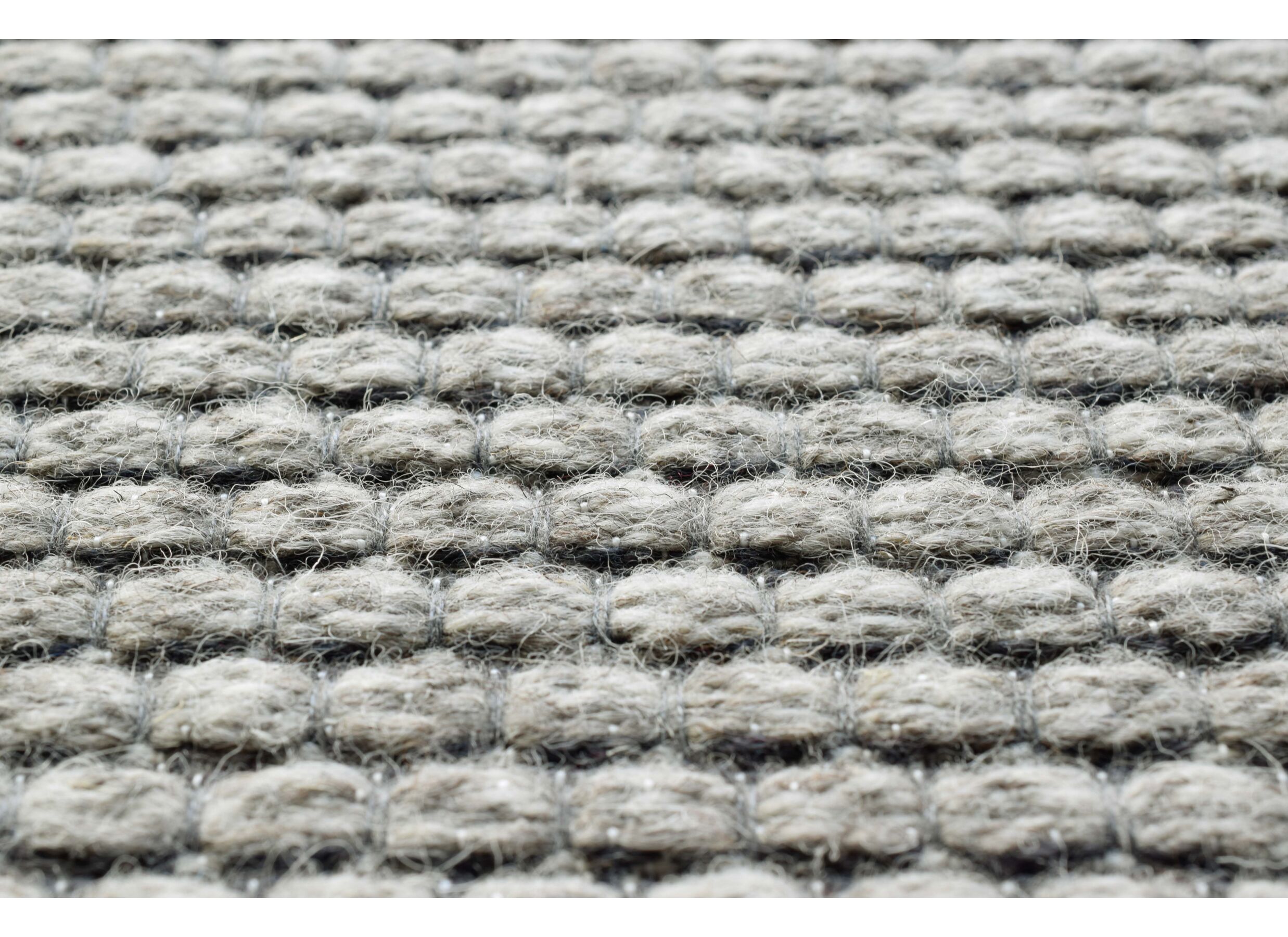 Detailfoto - Tapijt Himalaya 290x200cm wol lichtgrijs