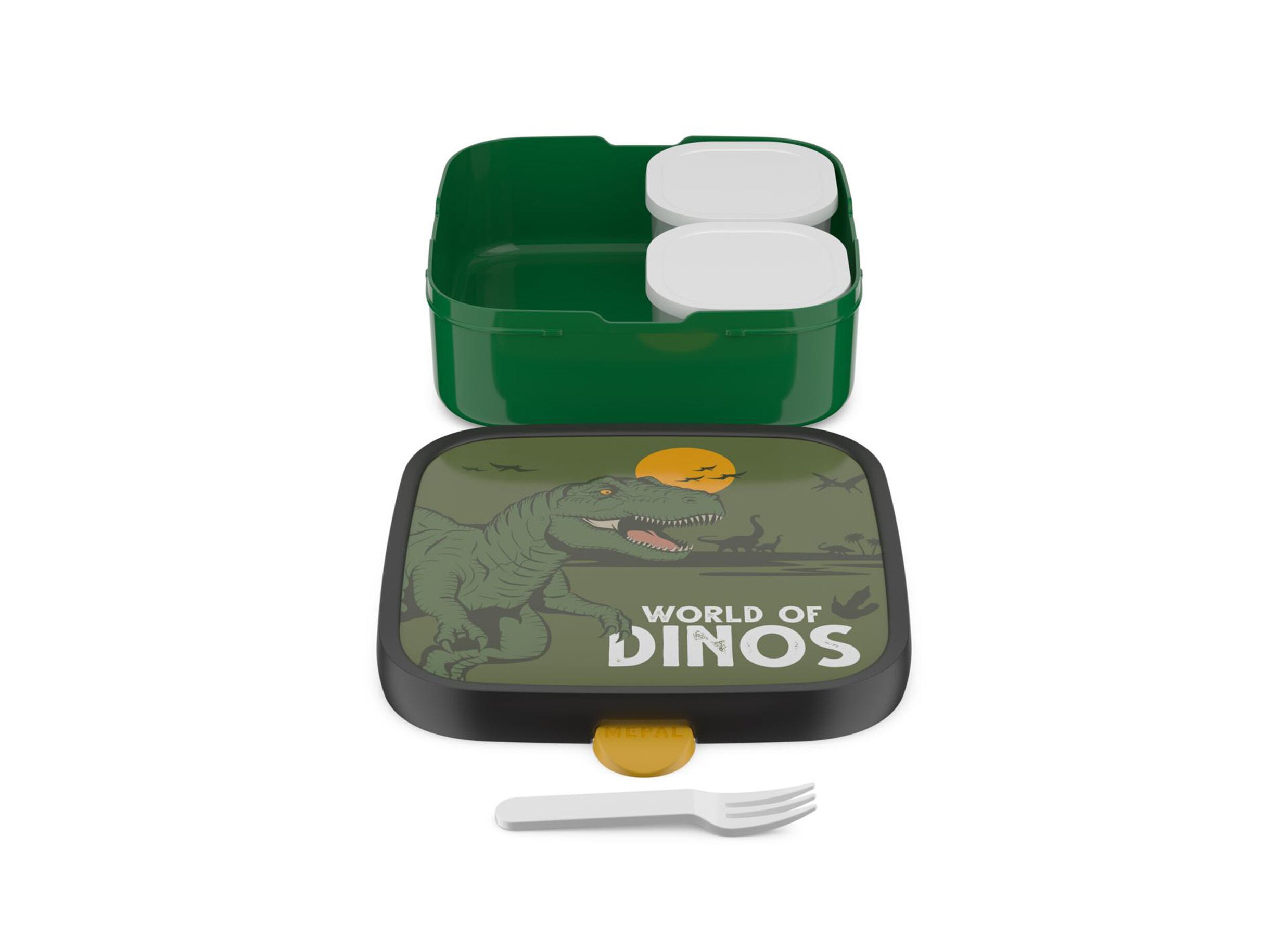Disposition - Lunch box Bento grand Campus 1250ml - plastique - dino