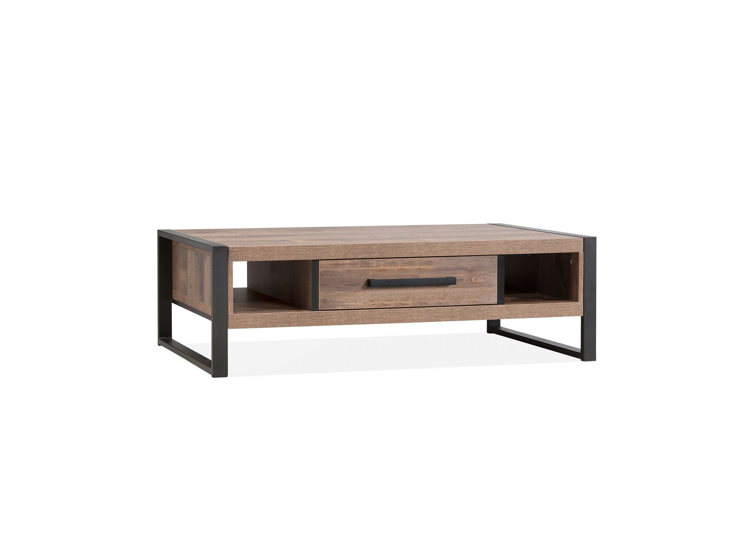 Table basse Cascade brun avec rangement - Table basse Cascade 135x67cm - lamulux - moka avec rangement