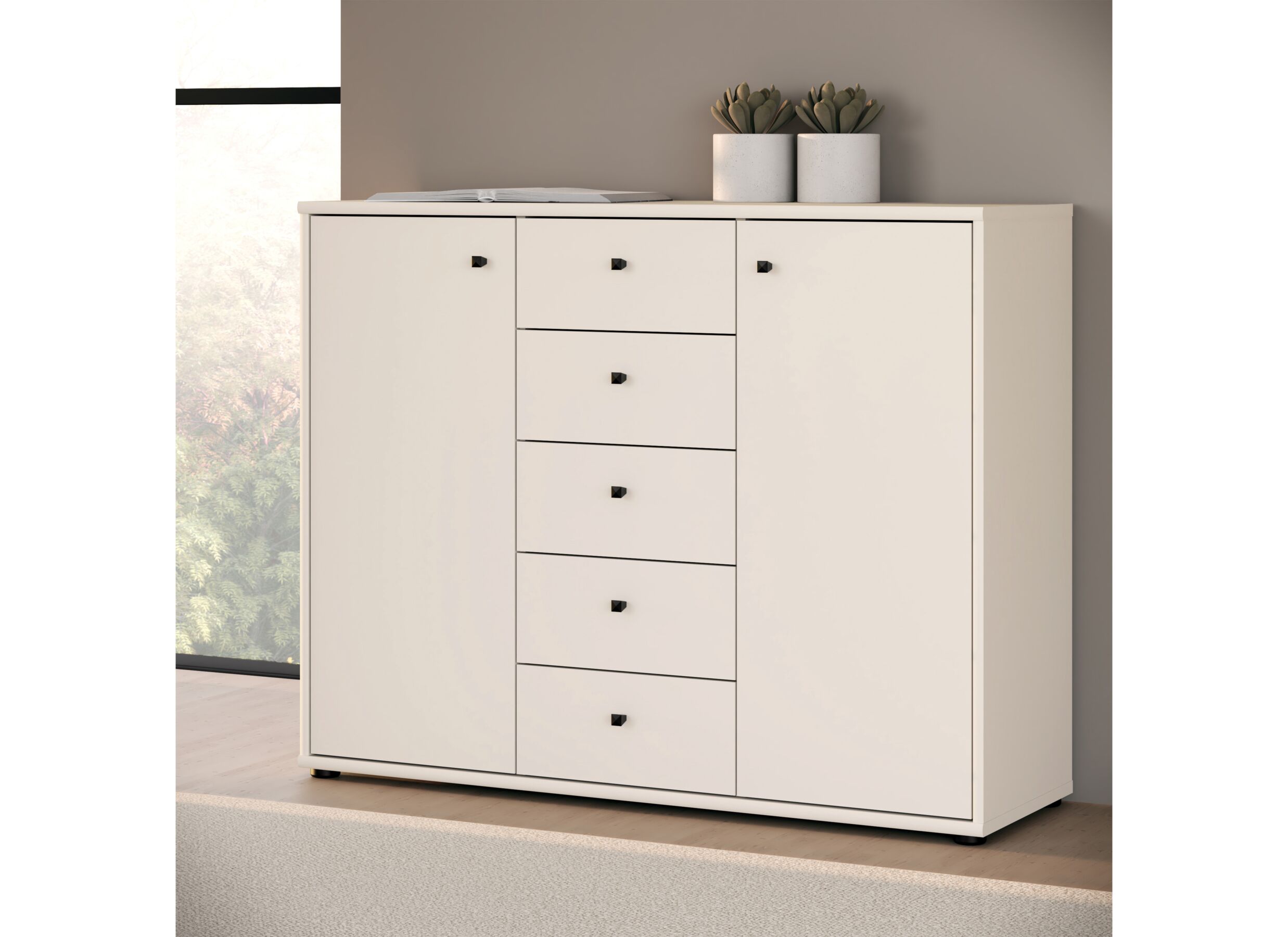Sfeerfoto - Commode Topic 109x35x86cm - decor - cashmere