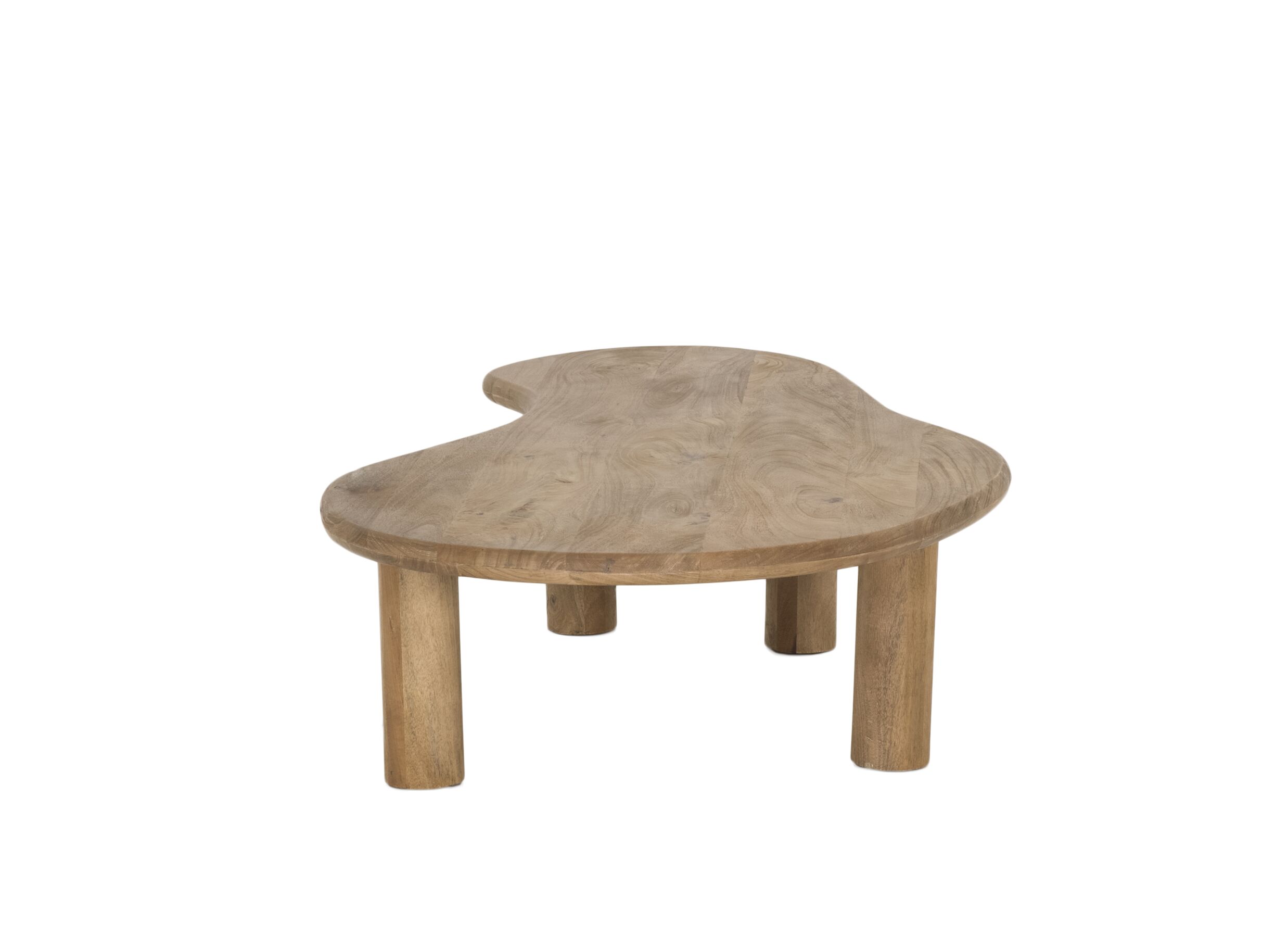 Overzichtsfoto - Salontafel Odilon 145x85cm - hout massief - naturel