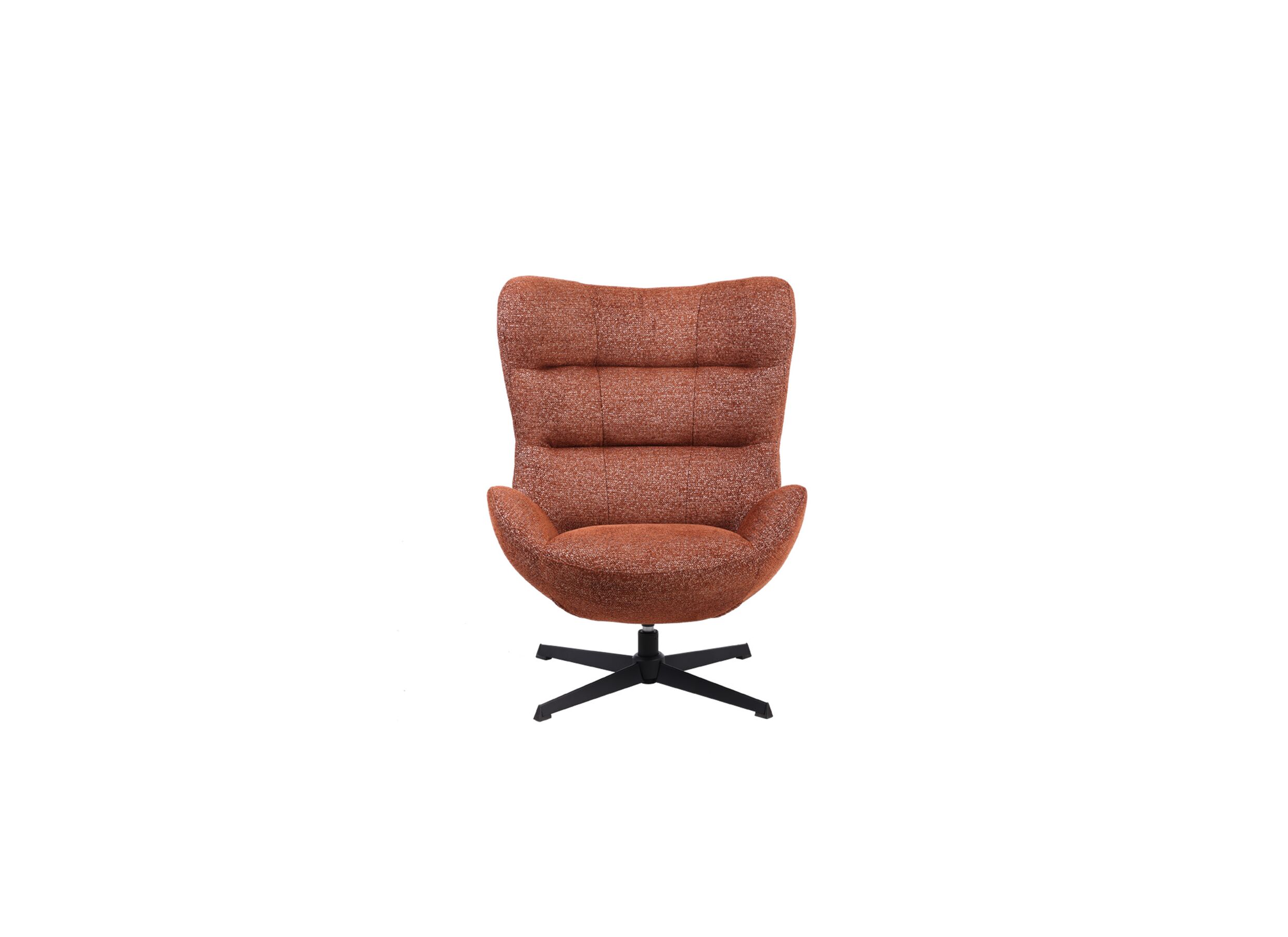 Overzichtsfoto - Draaifauteuil Cinema 73x77x99cm - chenille - roest