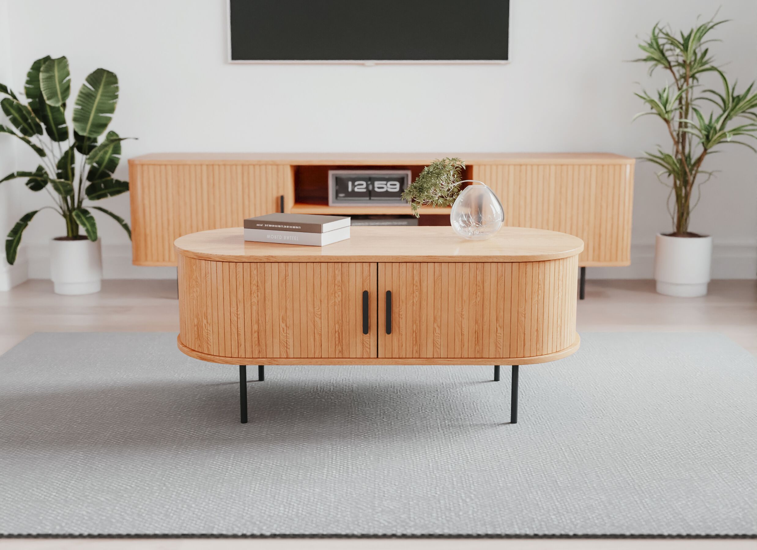 Sfeerfoto - Salontafel Kajsa 55A 90x50x40cm - decor - eik