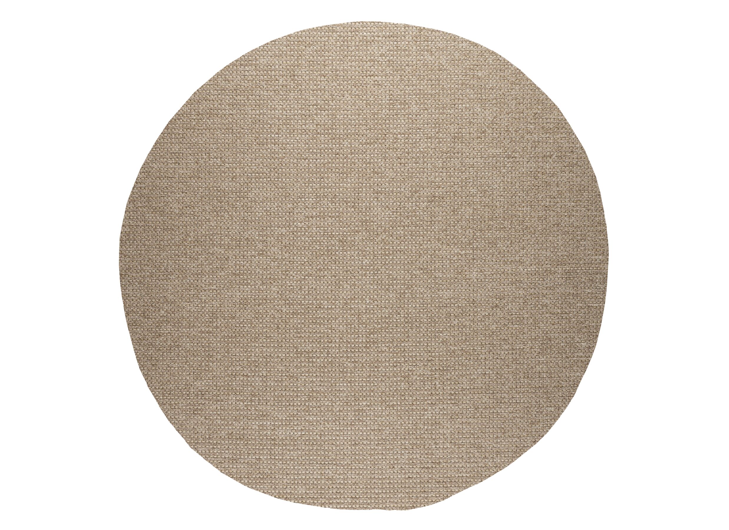 Rond tapijt Makabi Ø200cm - polyester & polypropyleen - beige - Rond tapijt Makabi Ø200cm - polyester & polypropyleen - beige