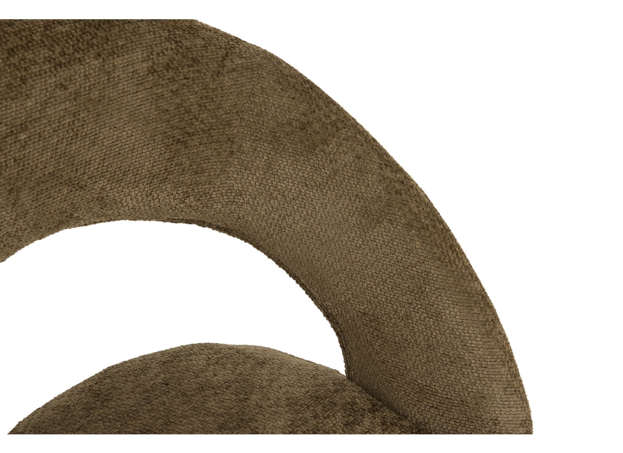 Detail - Chaise Indy 58x60x85cm - tissu - curry