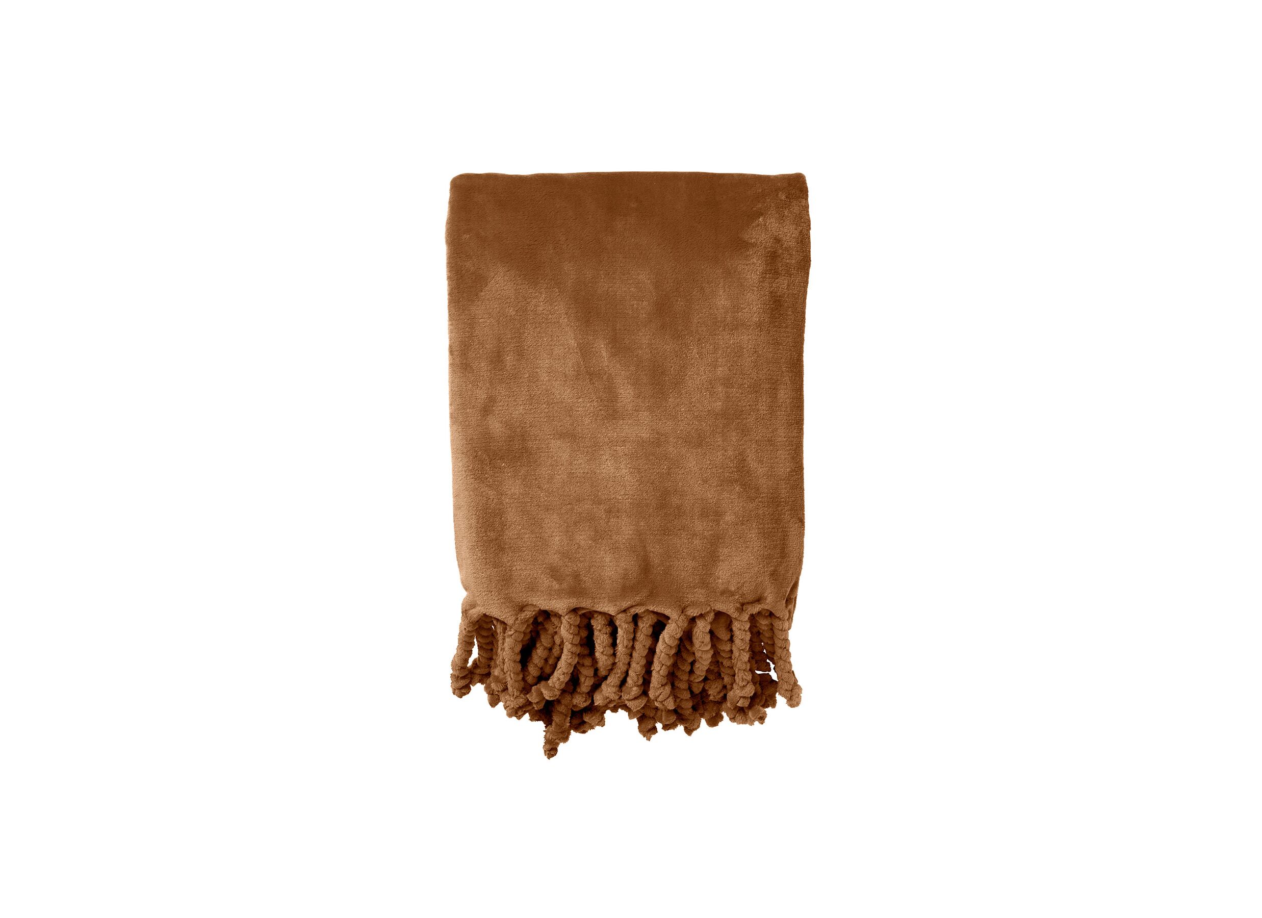 Plaid Florijn 150x200cm polyester bruin