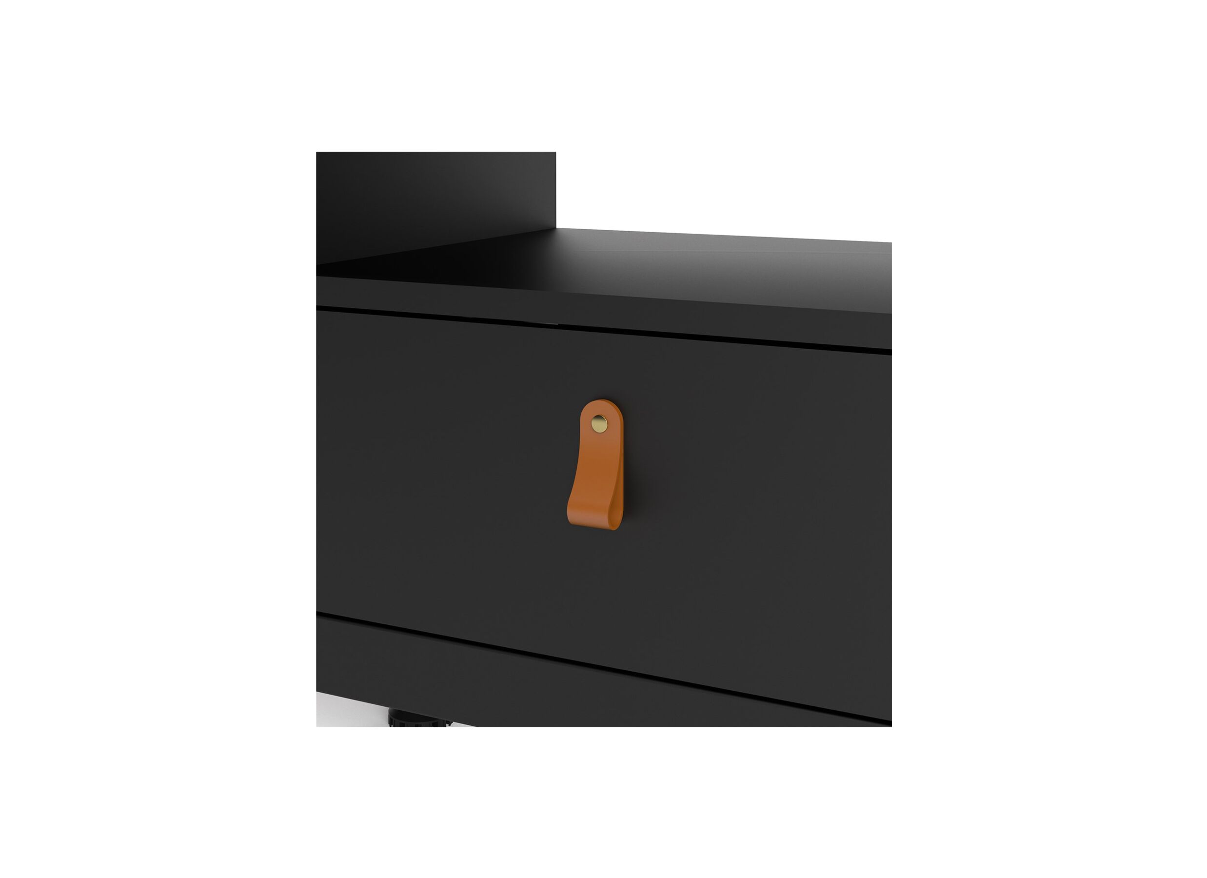 Tv-meubel Madrid 152cm - meubelplaat - matzwart