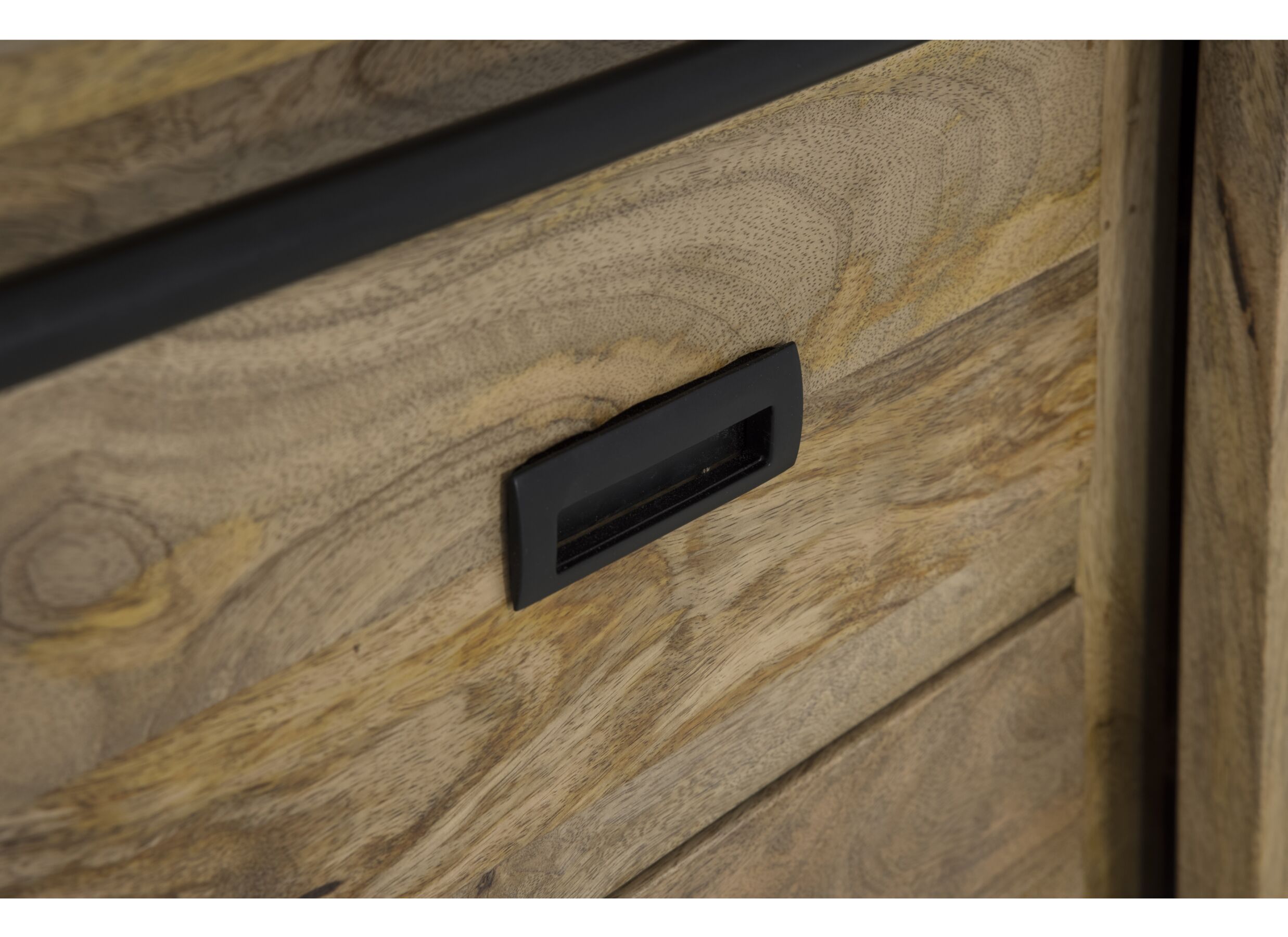 Detailfoto - Dressoir Gorgo 190cm - mango massief - naturel