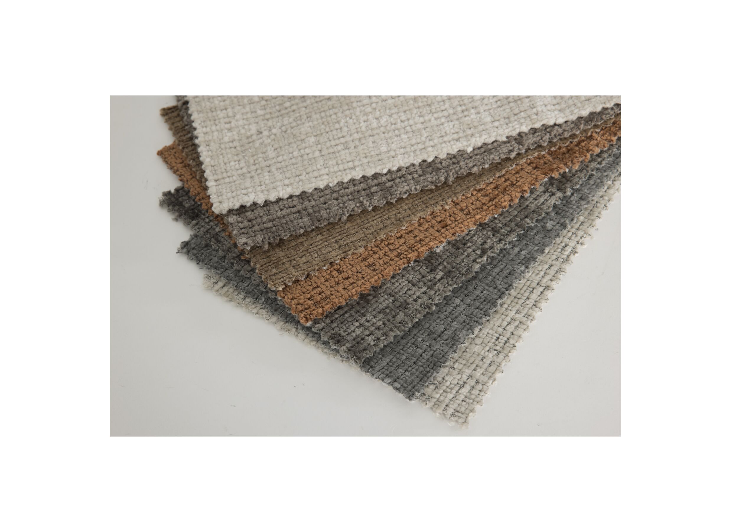 Couleurs - Canapé d'angle Santiago 295x295cm - tissu - grège