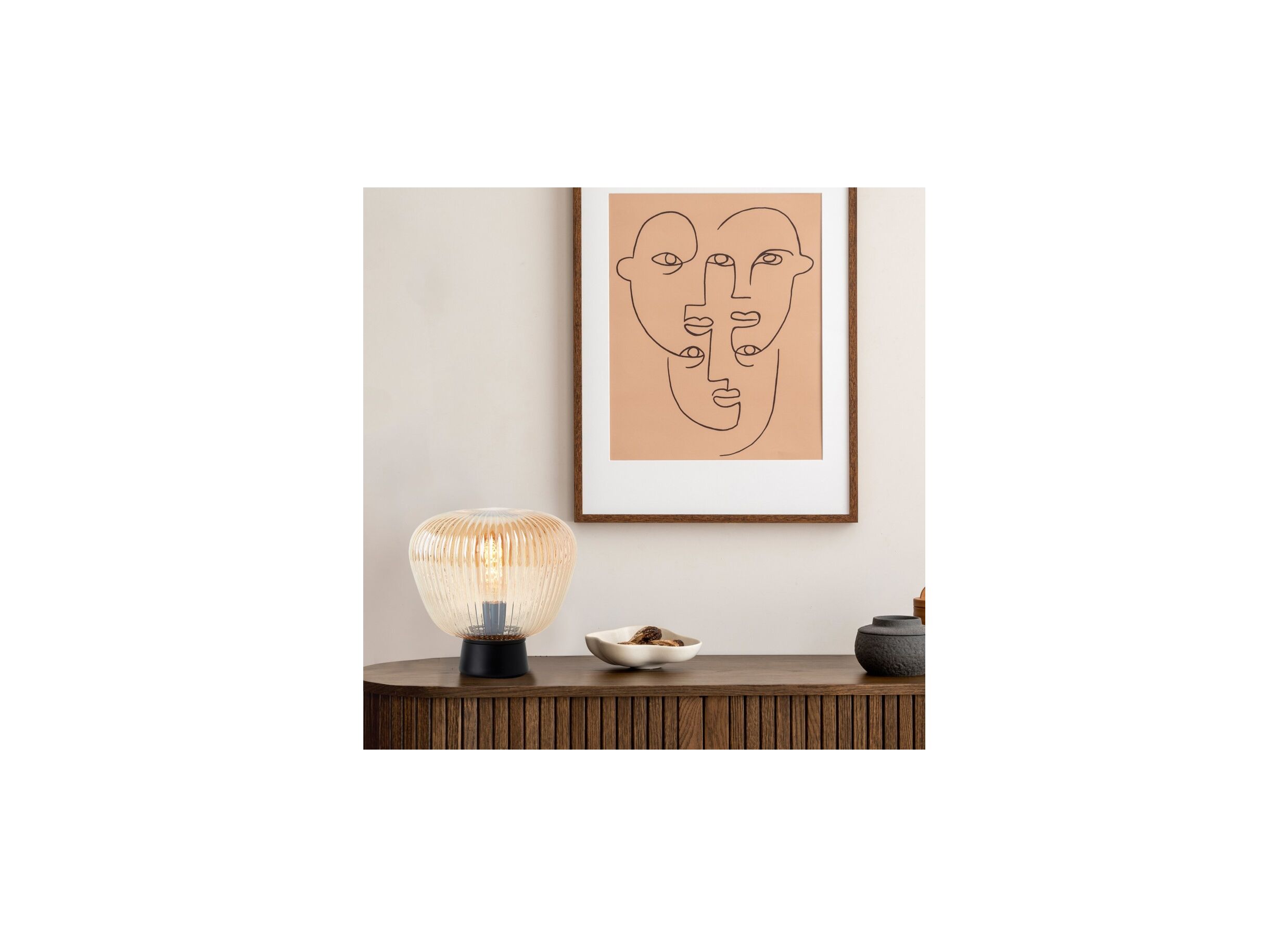 Foto ambiance - Lampe de table Kaizen E27 H24,5cm