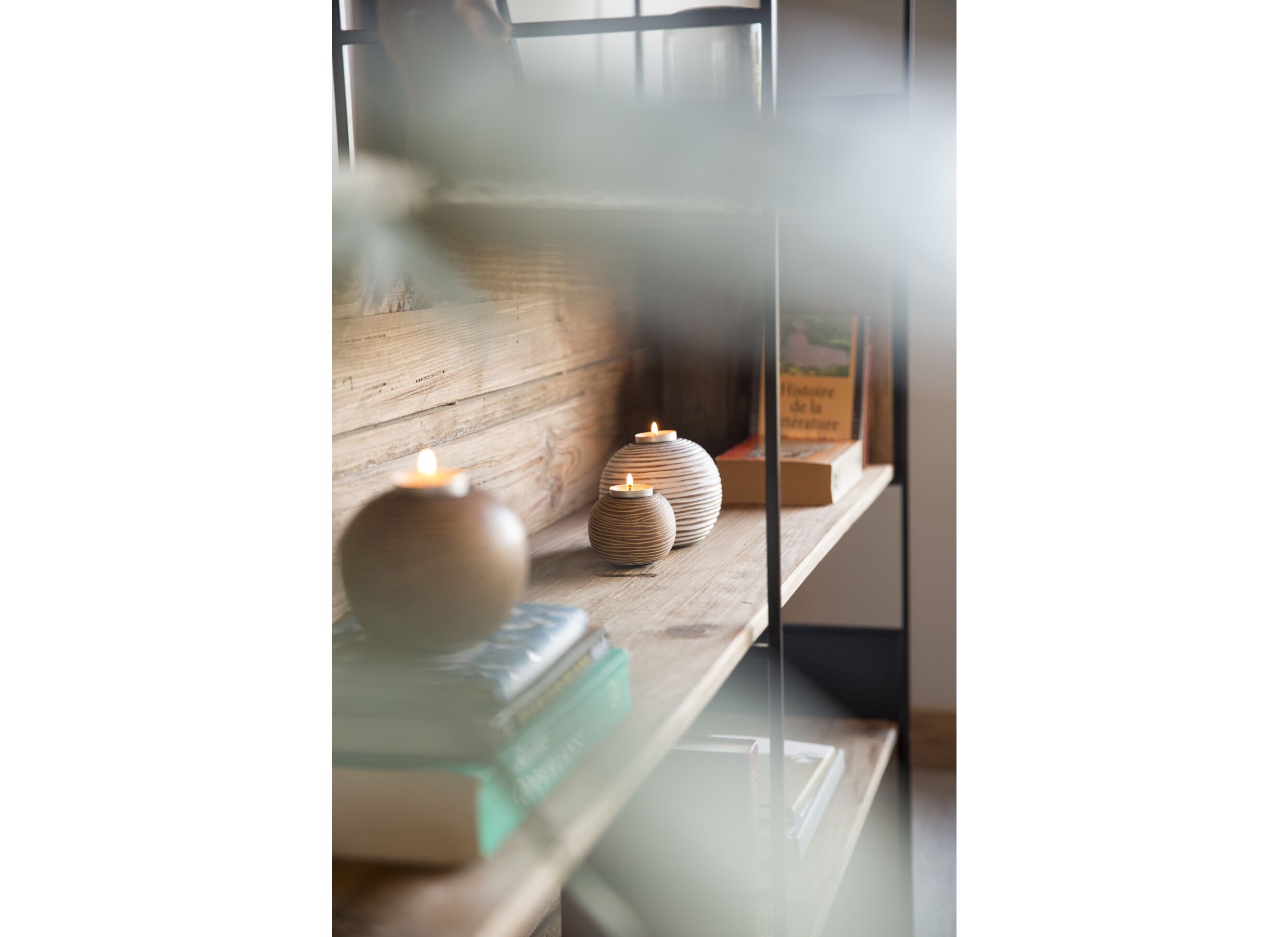 Foto ambiance - Porte-bougie Blossom H6,5cm
