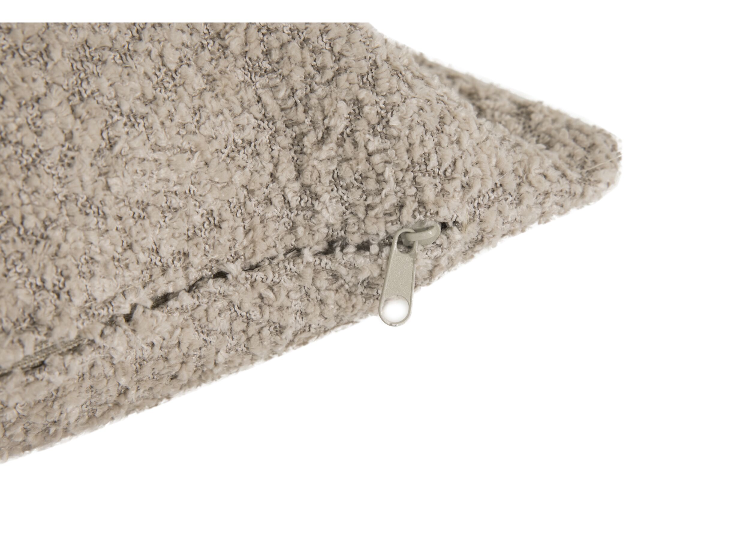 Detail - Coussin Erna 100x70cm - tissu - creme