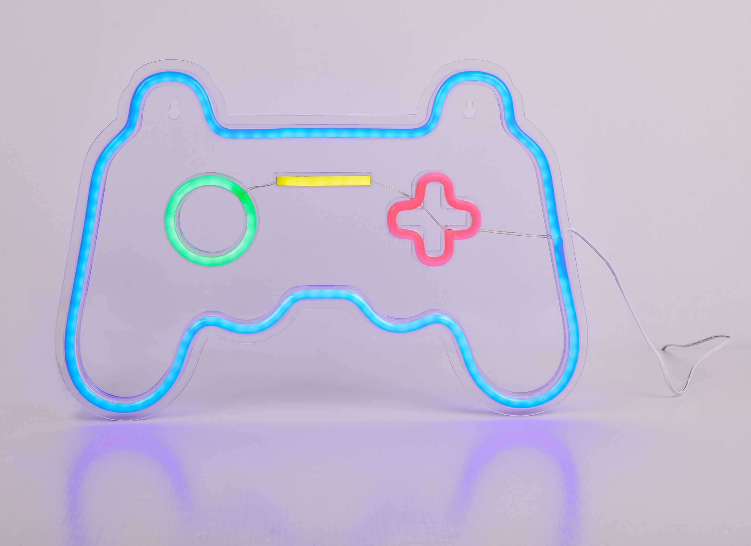 Hoofdfoto - Ledlamp NEON Gaming Console 41x27,5x1,9cm - kunststof - multicolor