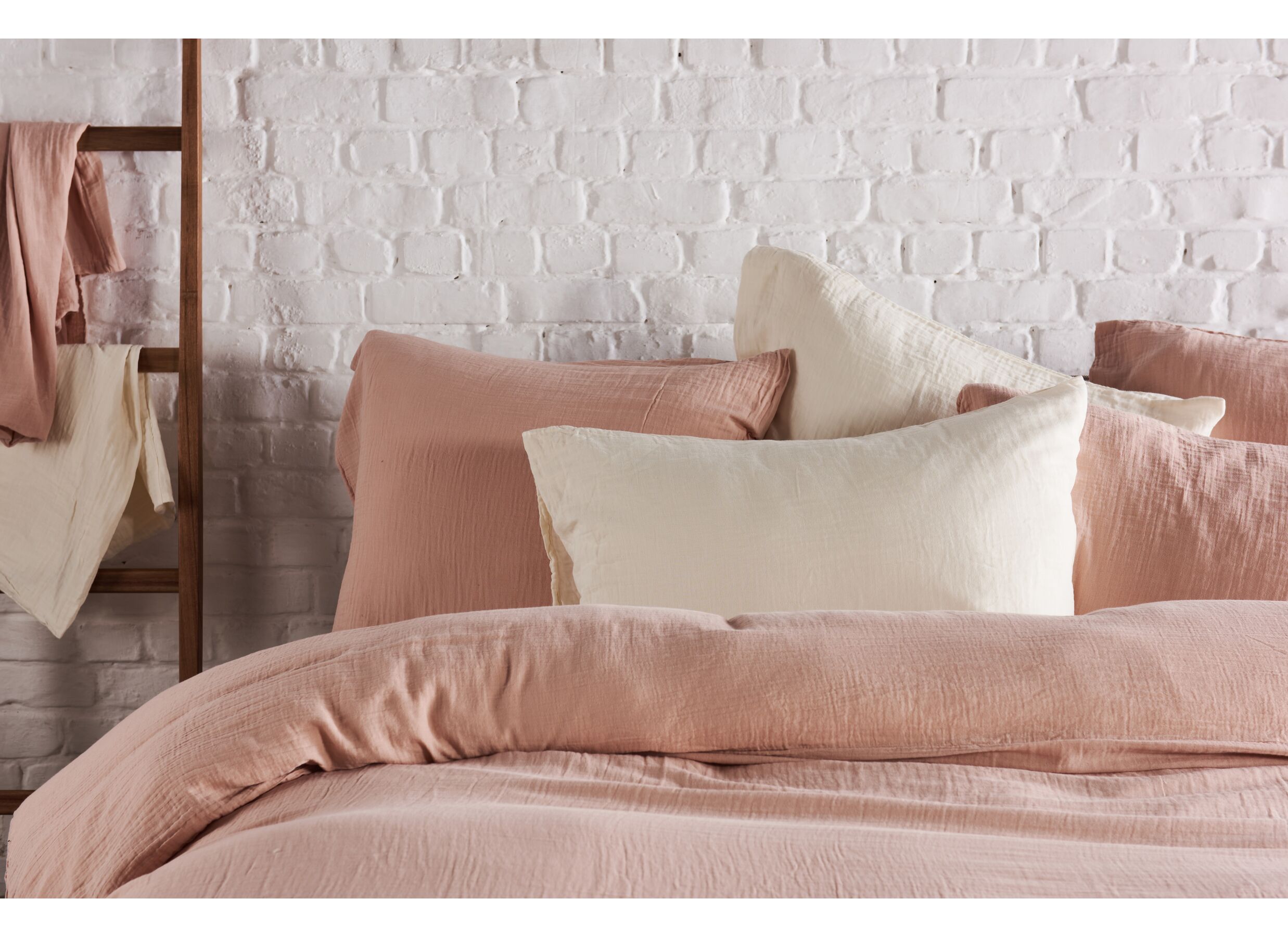 Housse de couette 240x220cm coton tétra - Housse de couette 240x220cm - tétra coton - rose