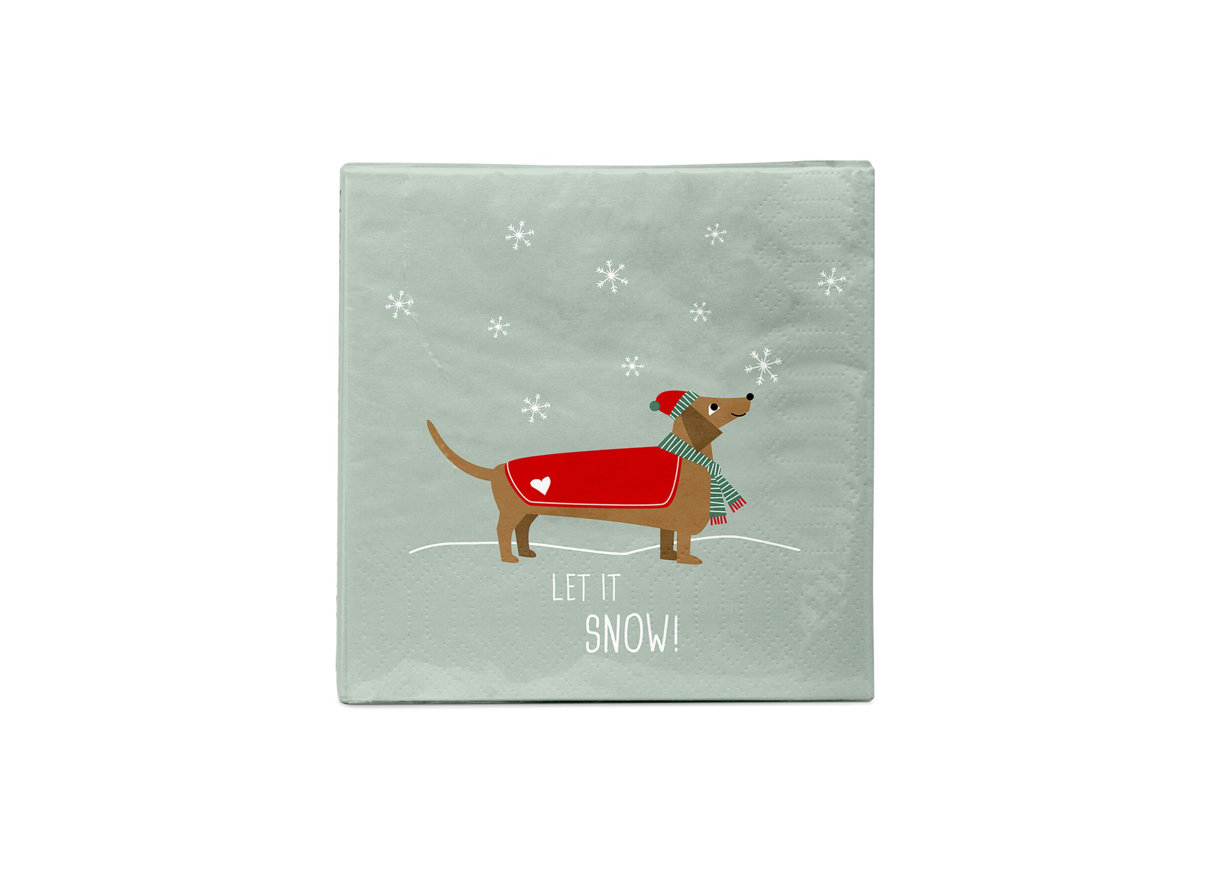 Serviette Winter Story 33x33cm - 20 stuks - Serviette Winter Story 33x33cm - 20 stuks