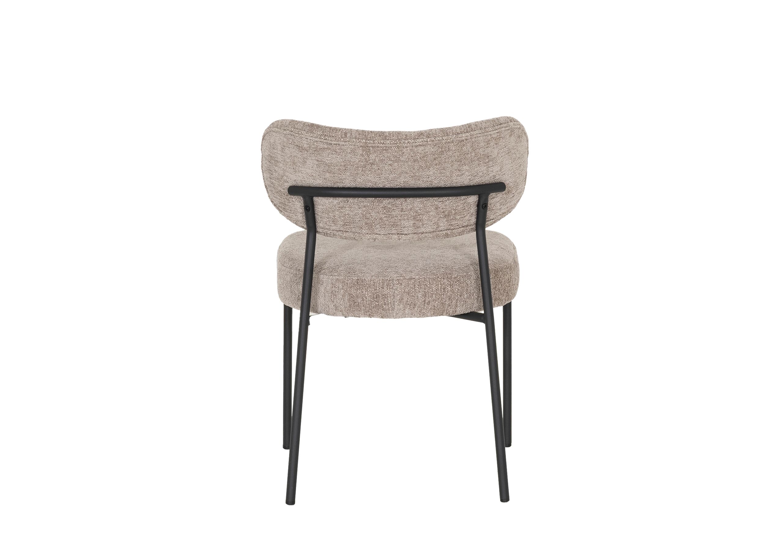 Aperçu - Chaise Alien 43x43x76cm - tissu - taupe