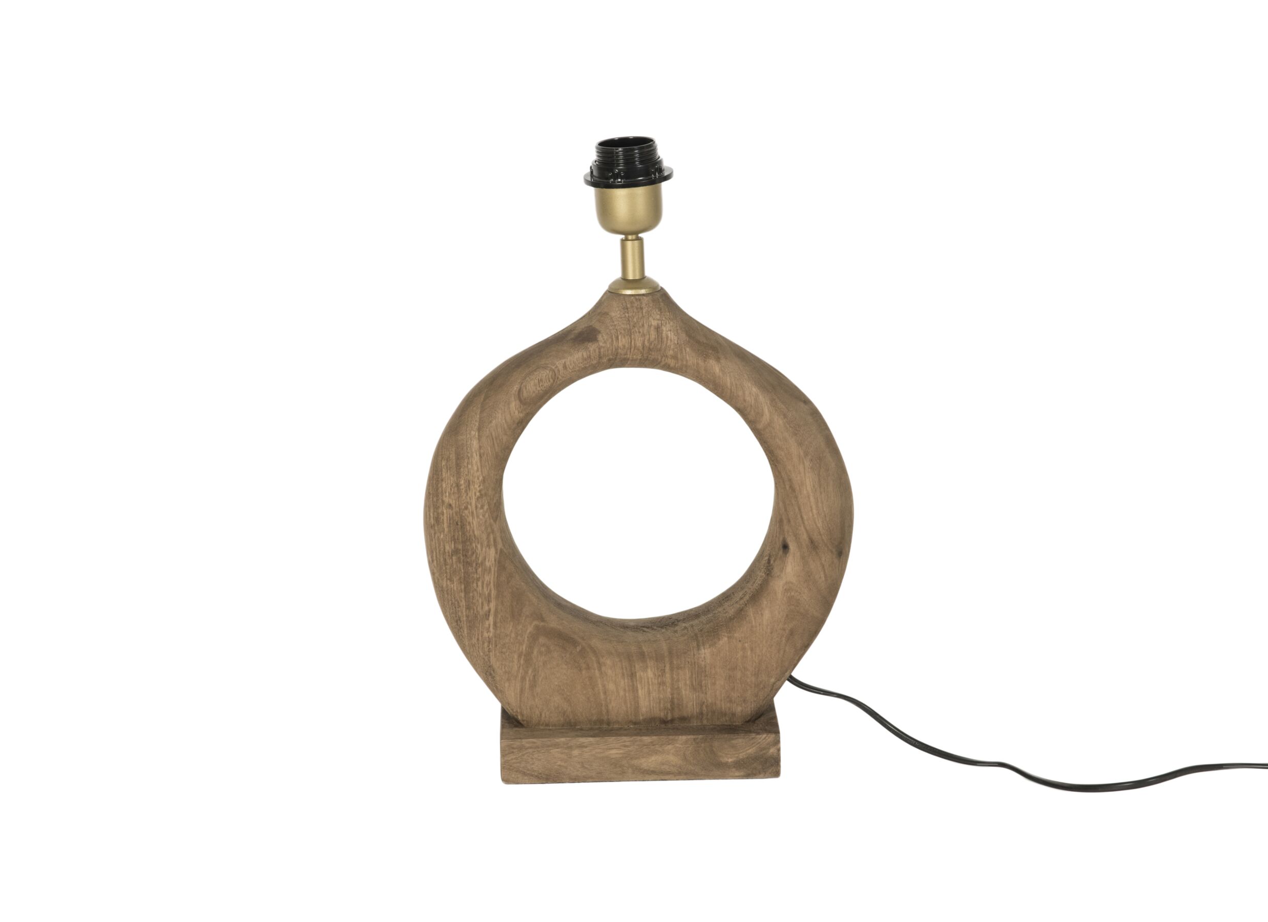 Aperçu - Pied de lampe E27 H30cm - bois - naturel