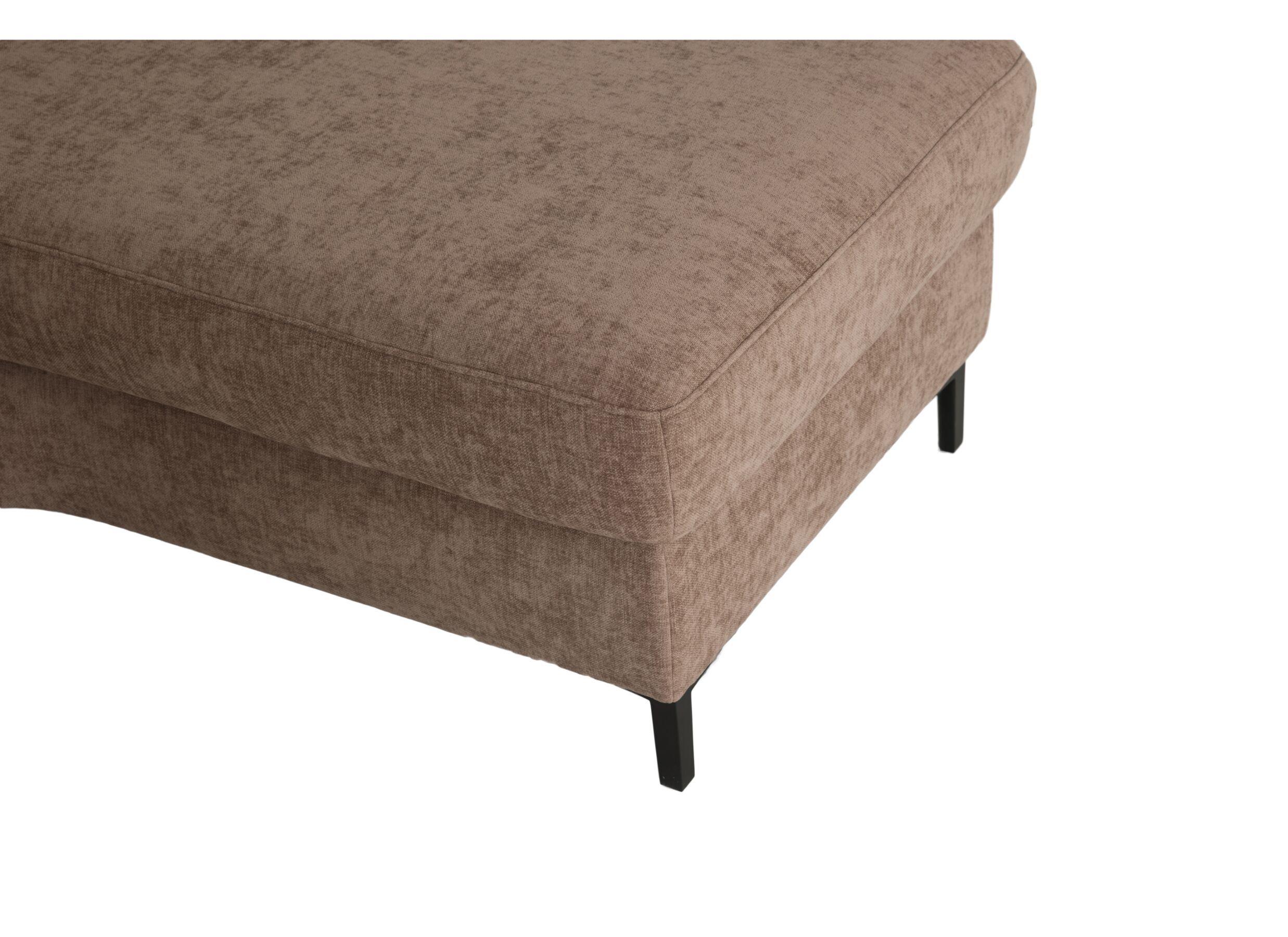 Detailfoto - Hoeksalon Alea 272x178cm - stof - siena met bedfunctie