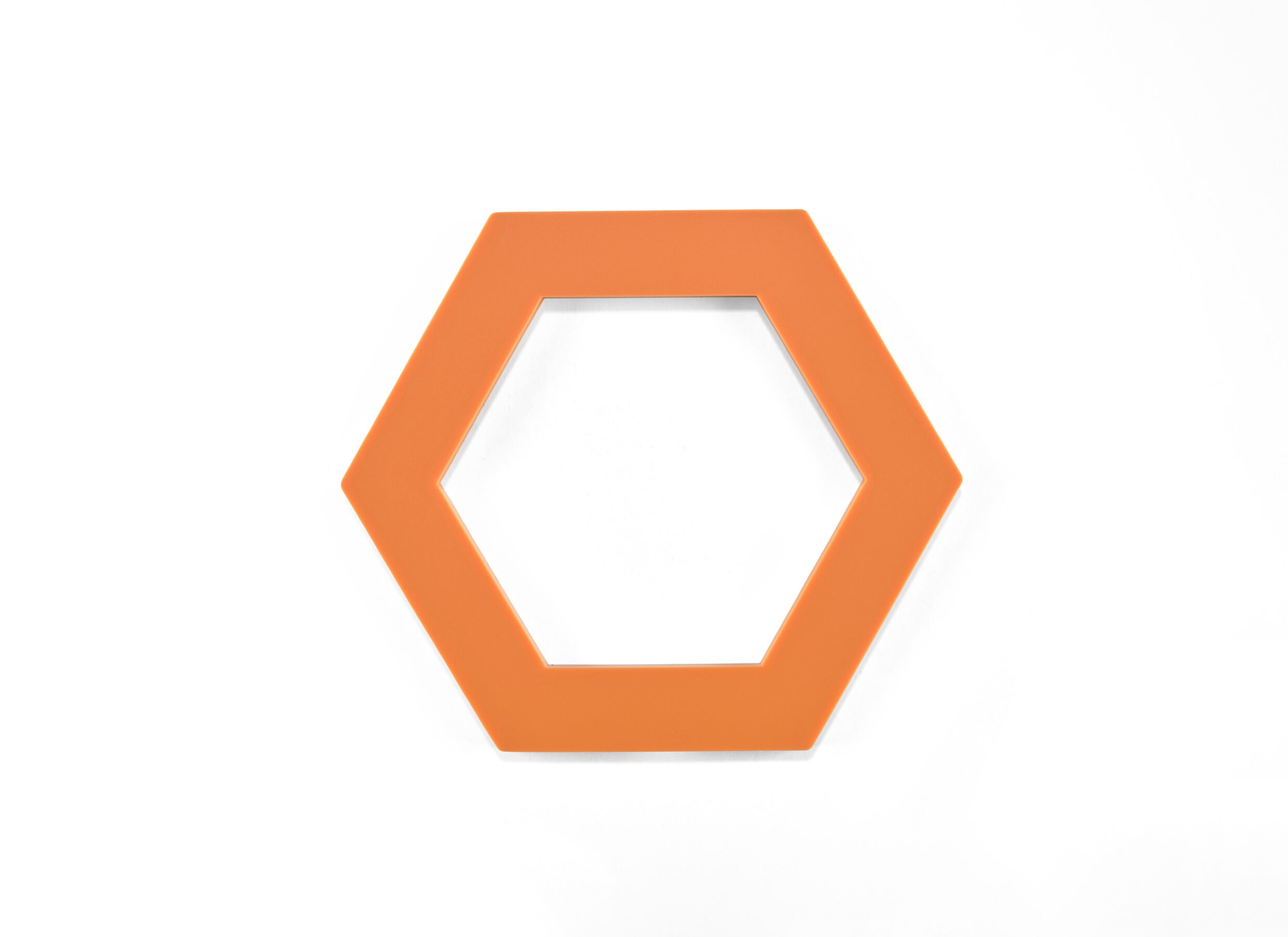 Pannenonderzetter 16x14cm - silicone - oranje - Pannenonderzetter 16x14cm - silicone - oranje