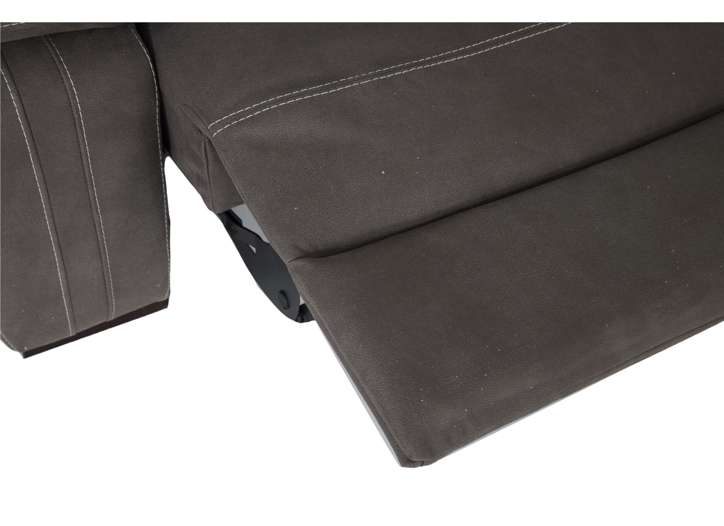 Zetel Elle 3+2+1-zit - stof - bruin met relax