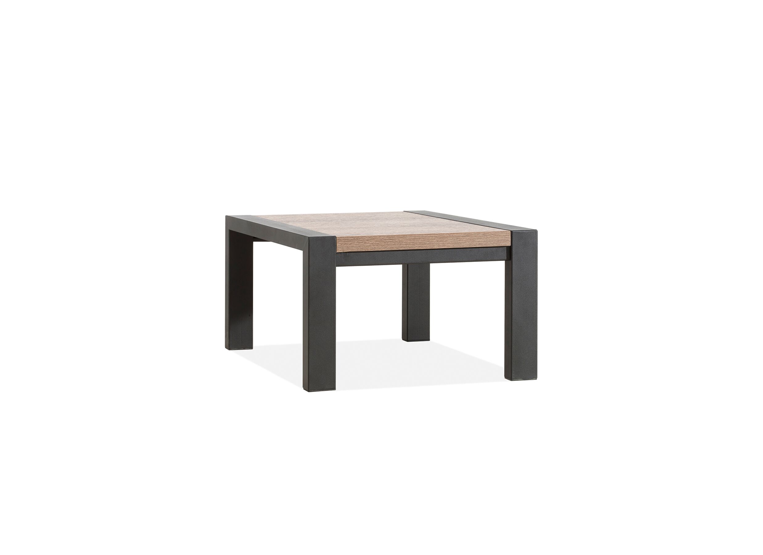 Bijzettafel Cascade 67x67cm - lamulux - mokka