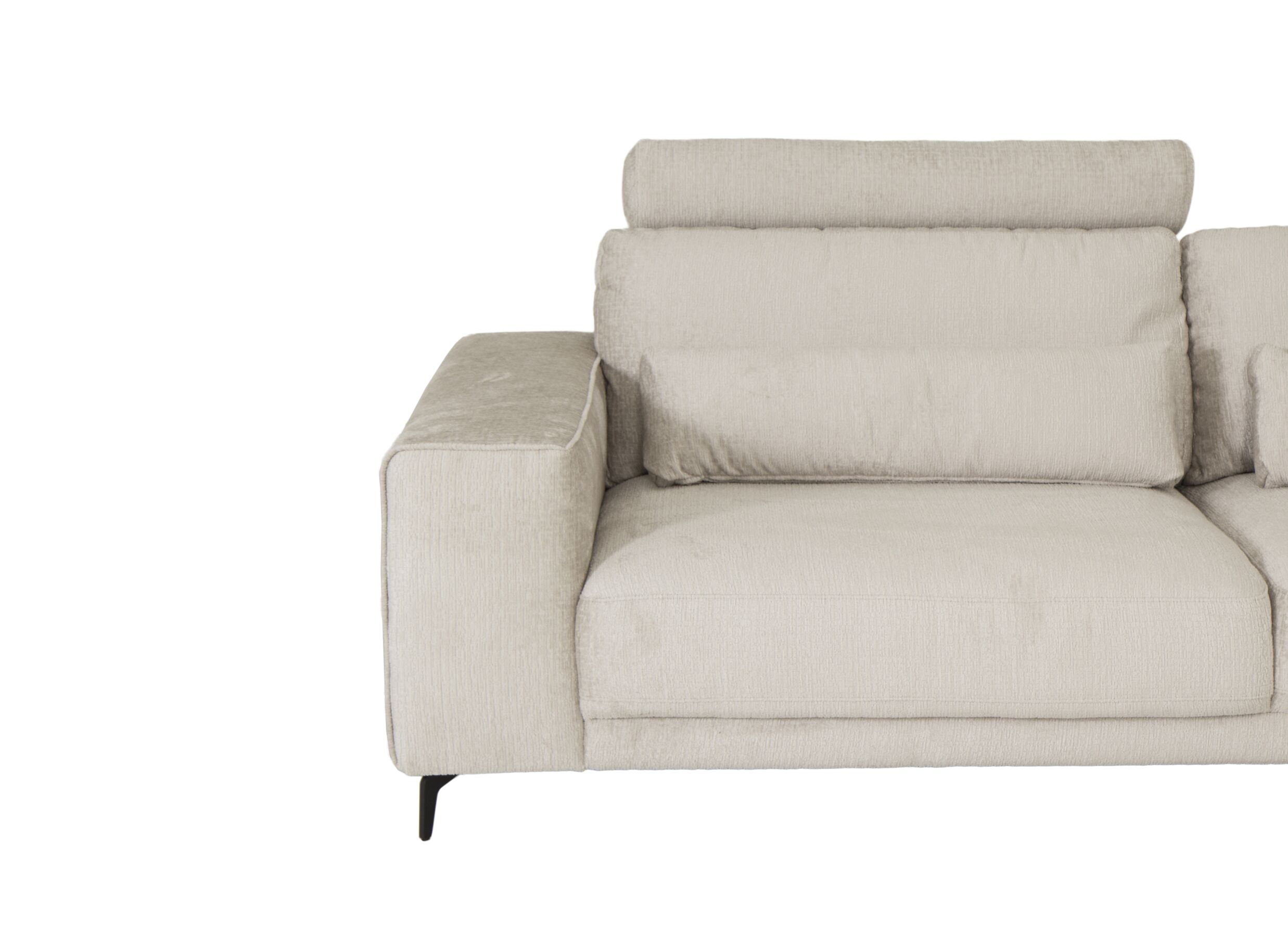 Hoeksalon 2021 340x300cm - stof - beige