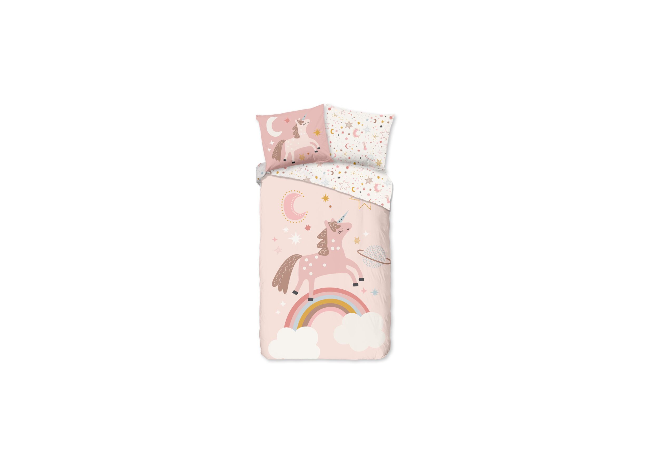 Dekbedovertrek Deina 140x220cm polyester/microvezel - Housse de couette Deina 140x220cm polyester/microfibre