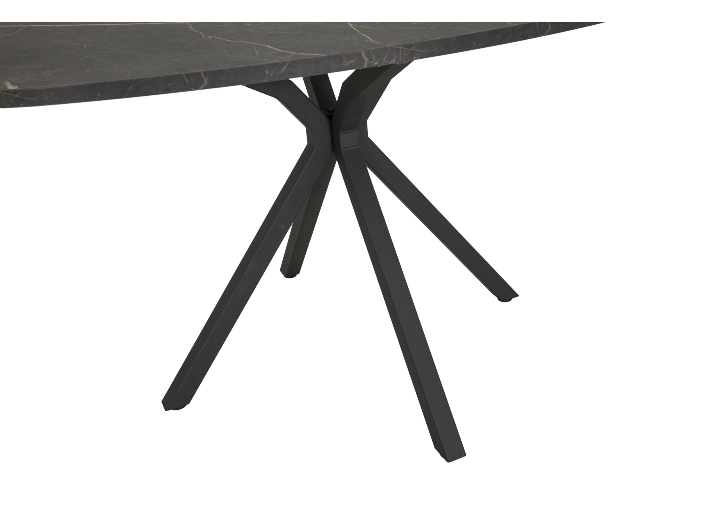 Detail - Table Onyx 150x90cm - décor - anthracite