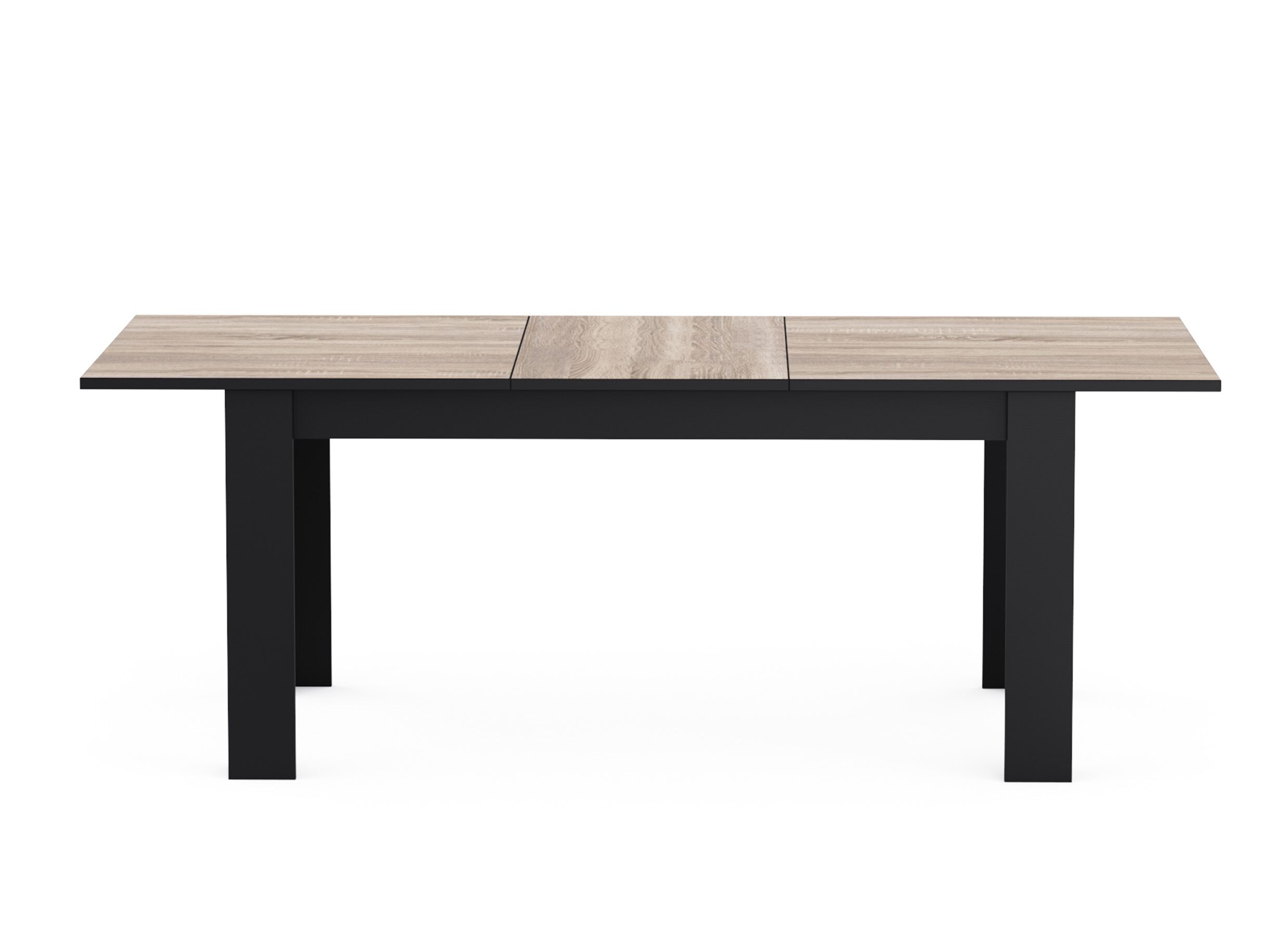 Overzichtsfoto - Tafel Wayne 155/205x90cm - decor - eik/zwart