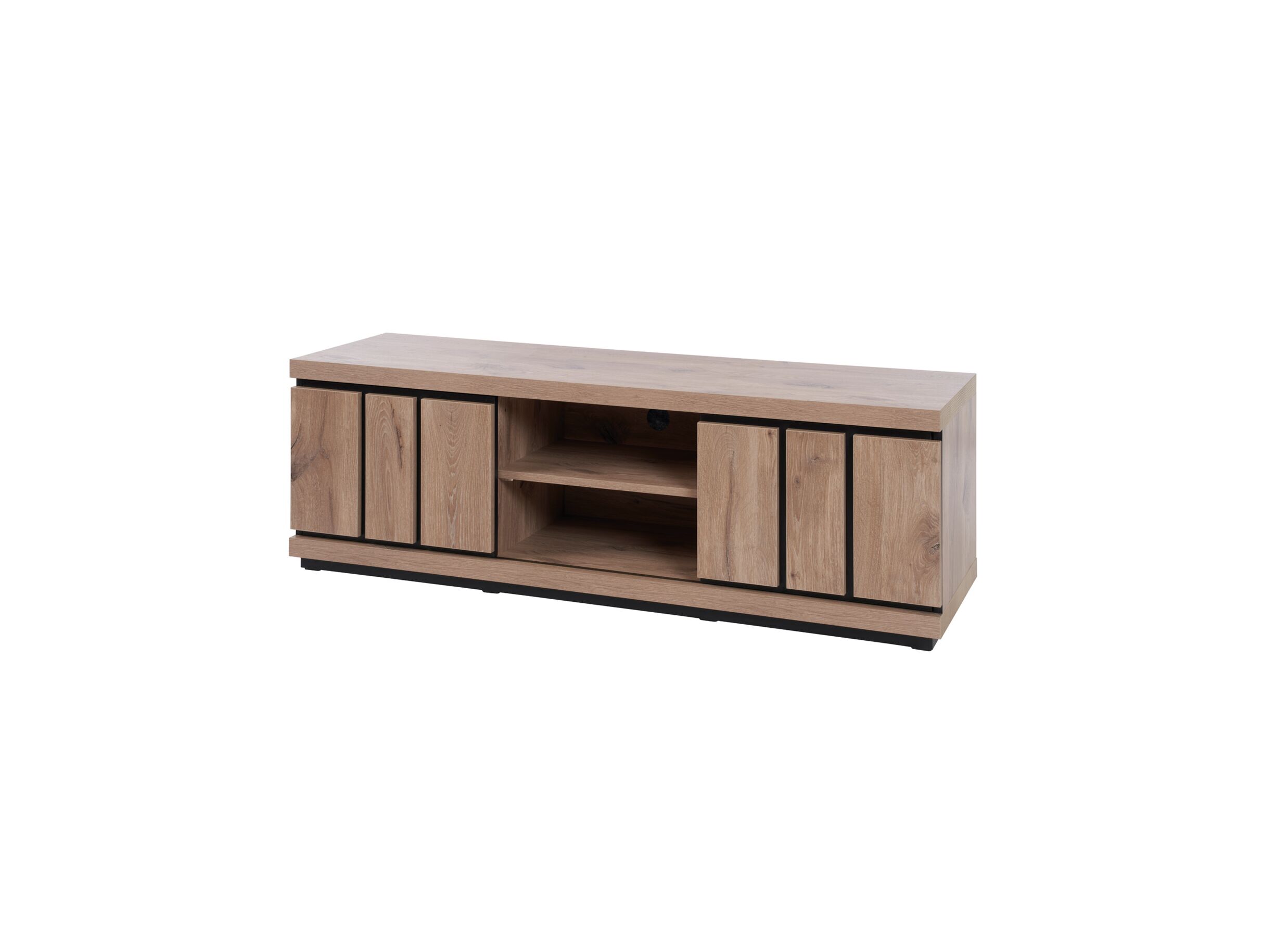 Meuble TV industriel Stefan 155cm - Meuble TV Stefan 155cm - film décoratif - canyon oak