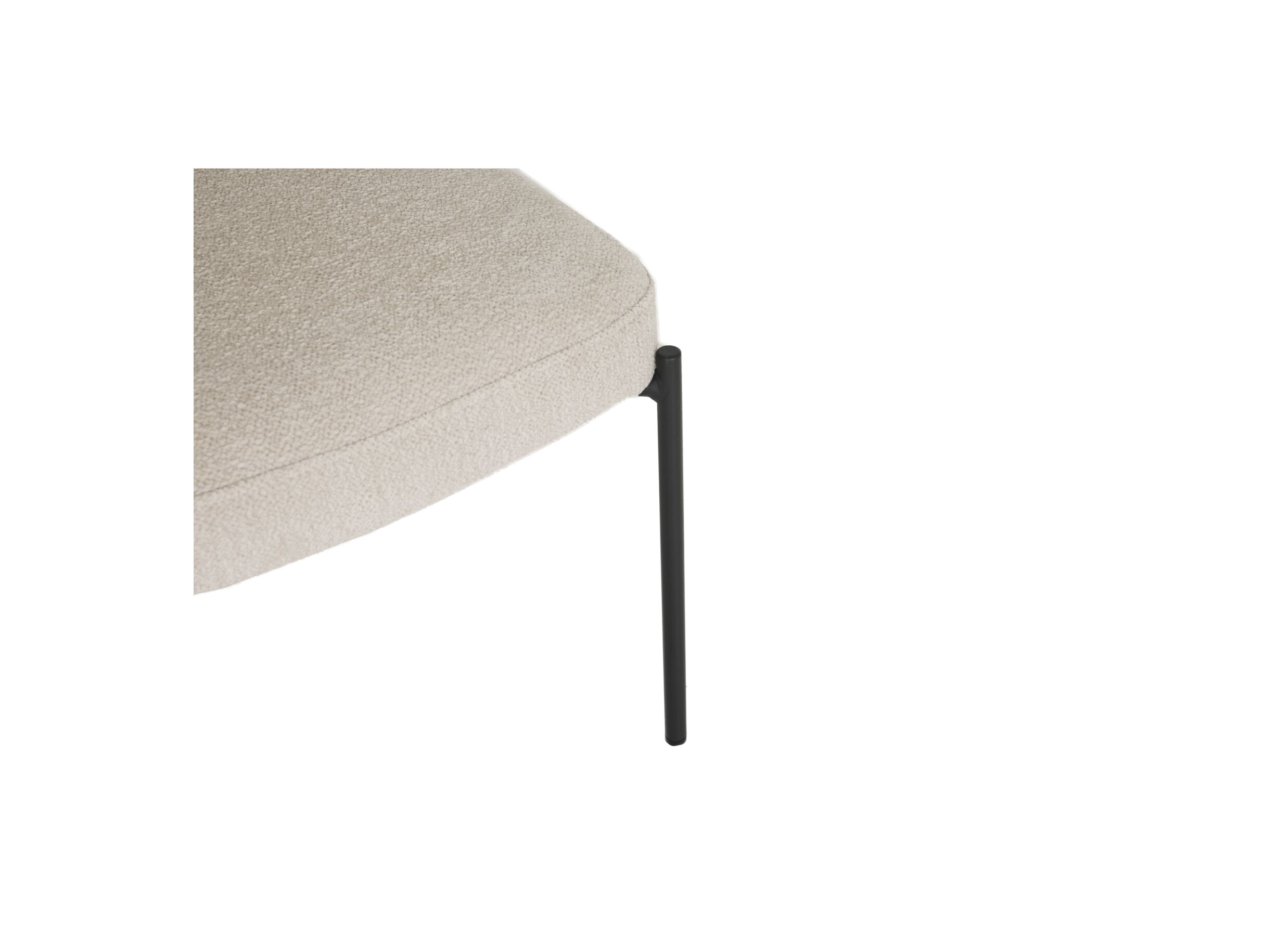 Detailfoto - Stoel Alien 43x43x66cm - stof - beige